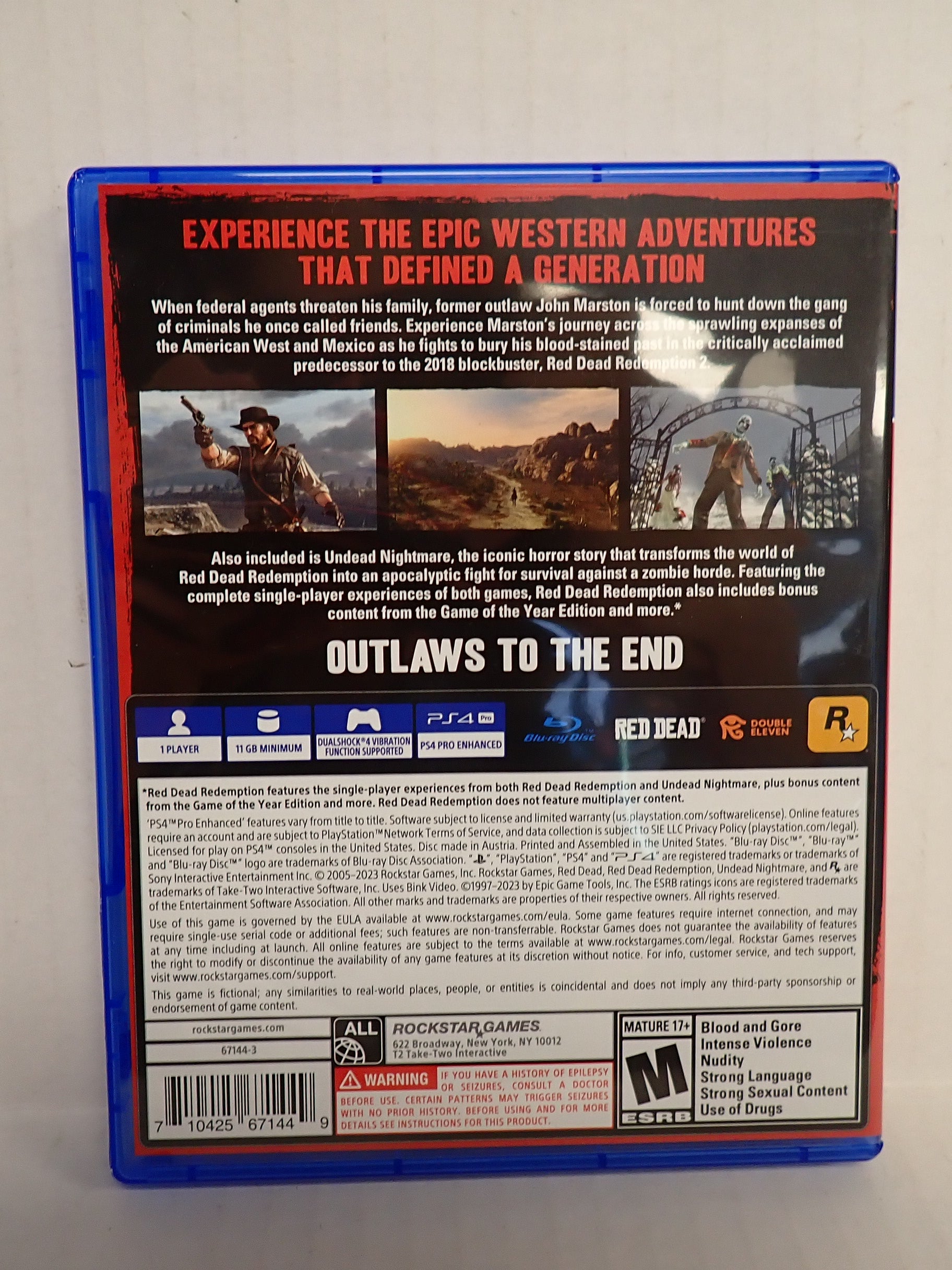 Red Dead Redemption - PS4 [Pre-Owned]