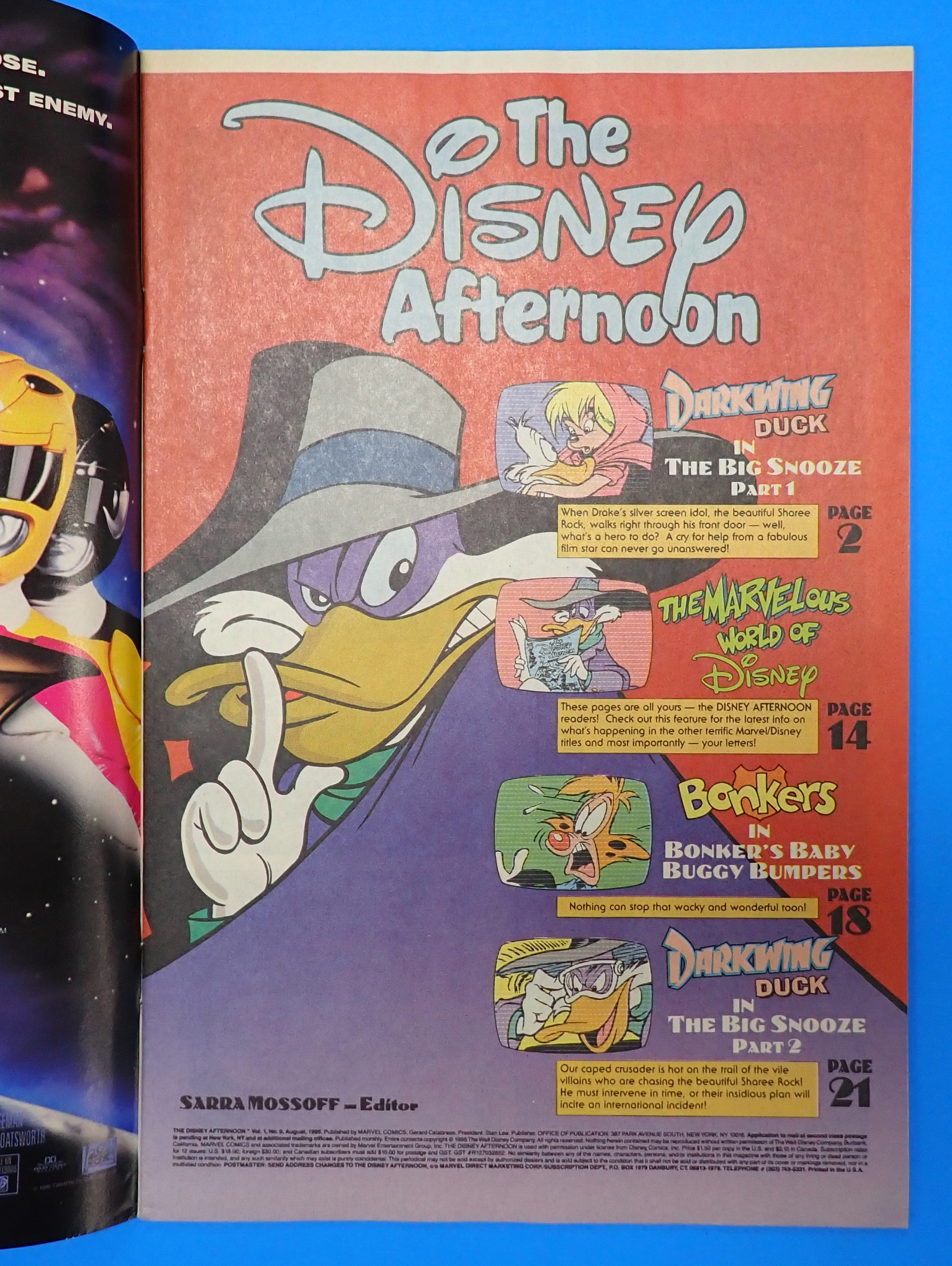 The Disney Afternoon #10 (1995) - NM- (9.2+)