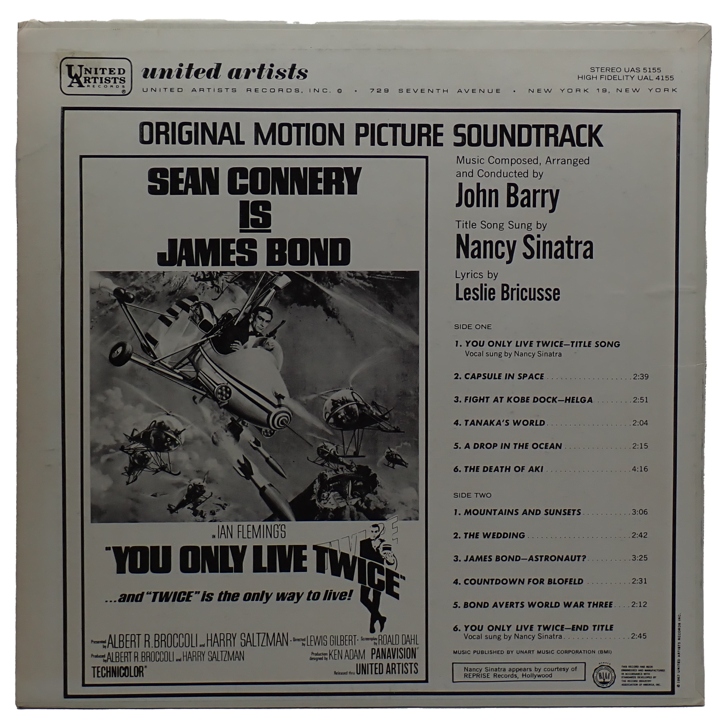 You Only Live Twice - Original Motion Picture Soundtrack