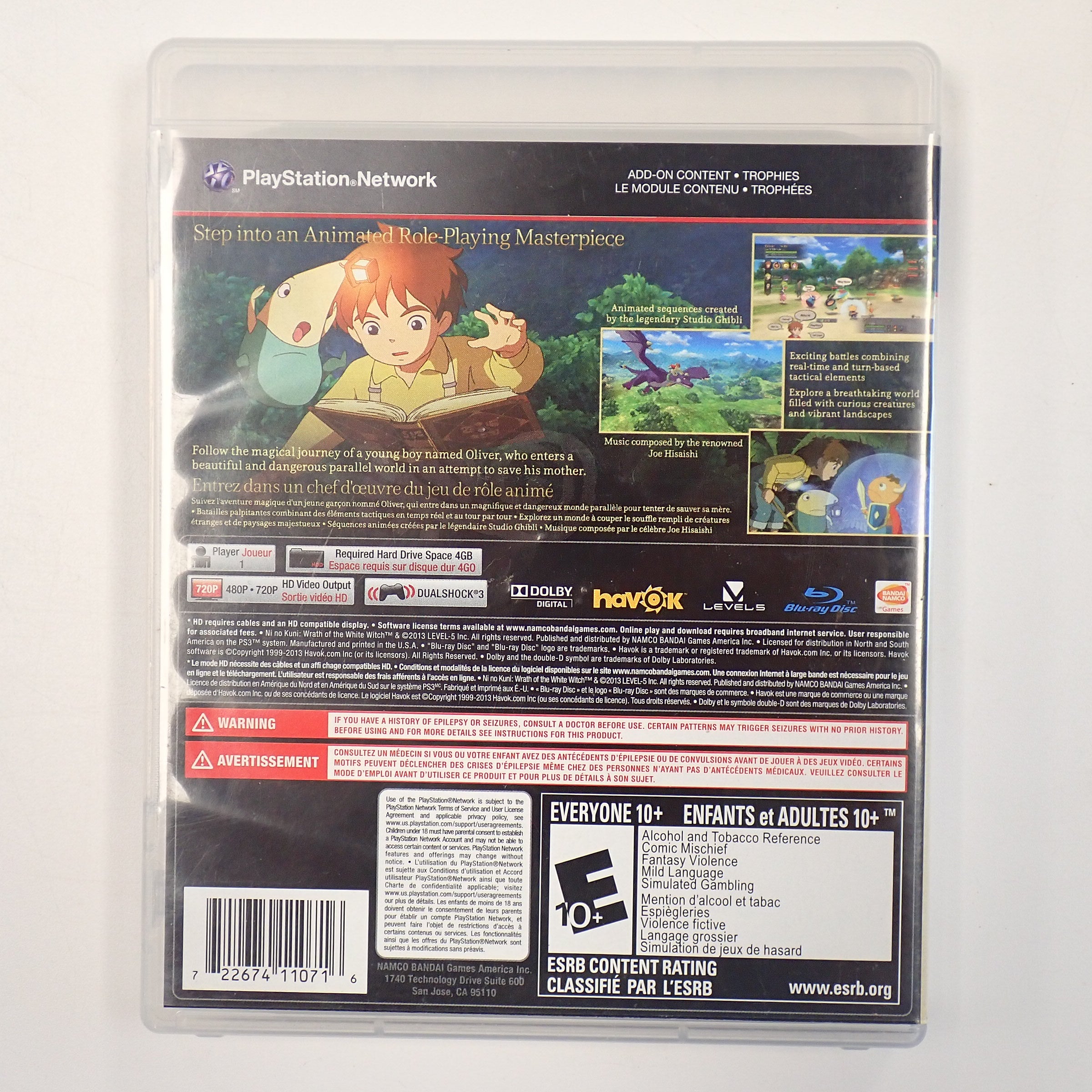 Ni No Kuni - Wrath of the White Witch - PS3