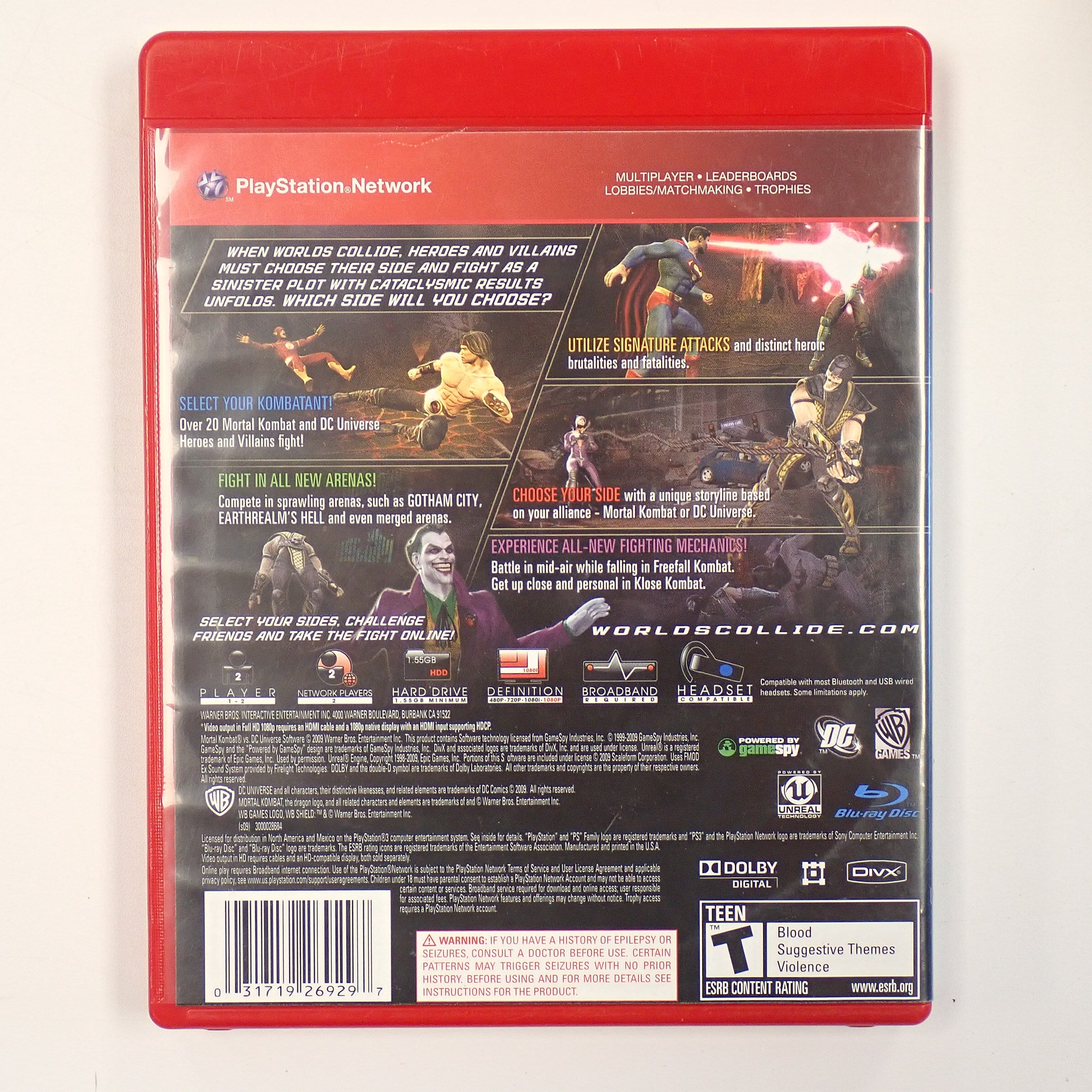 Mortal Kombat vs. DC Universe [Greatest Hits] - PS3