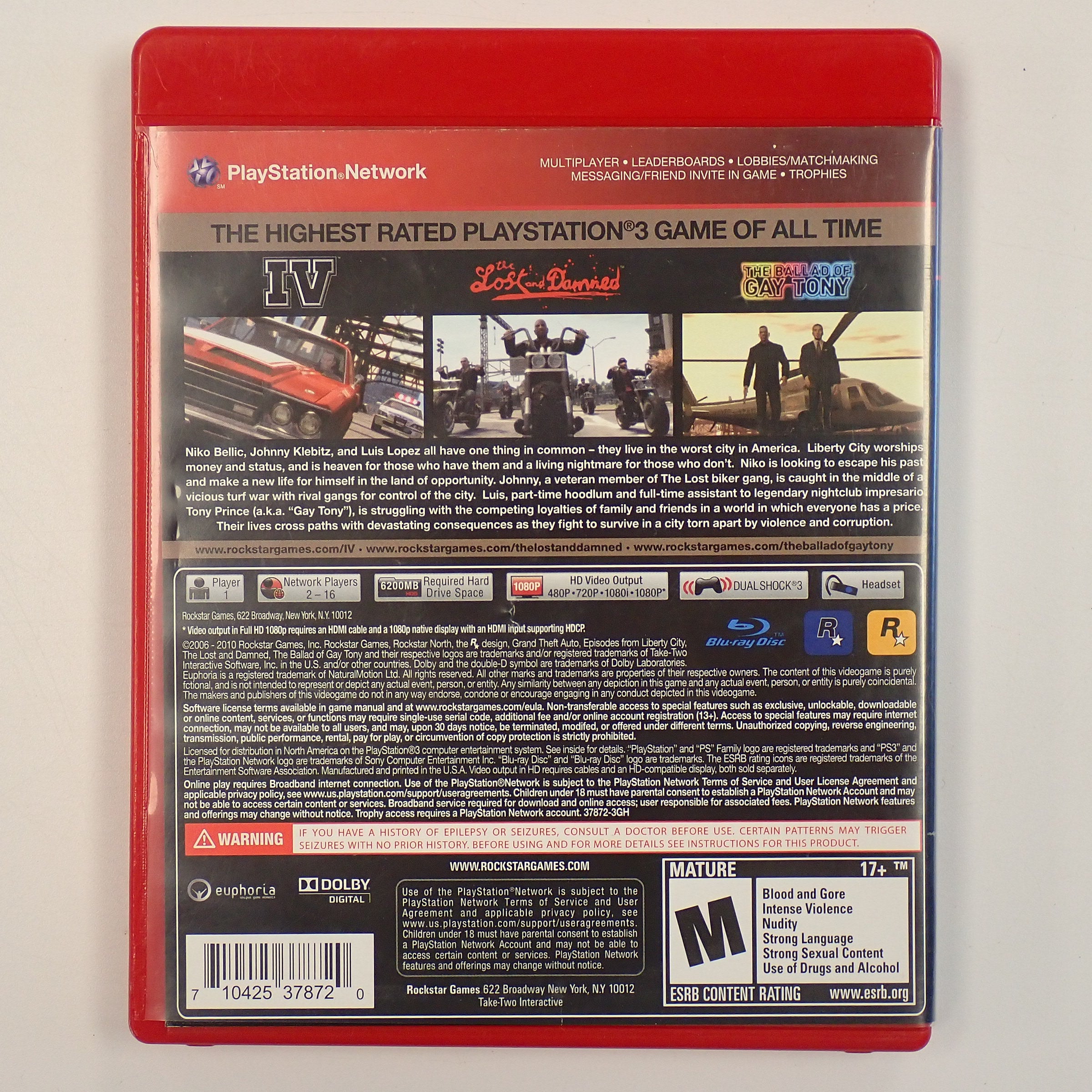 Grand Theft Auto IV Complete Edition [Greatest Hits] - PS3