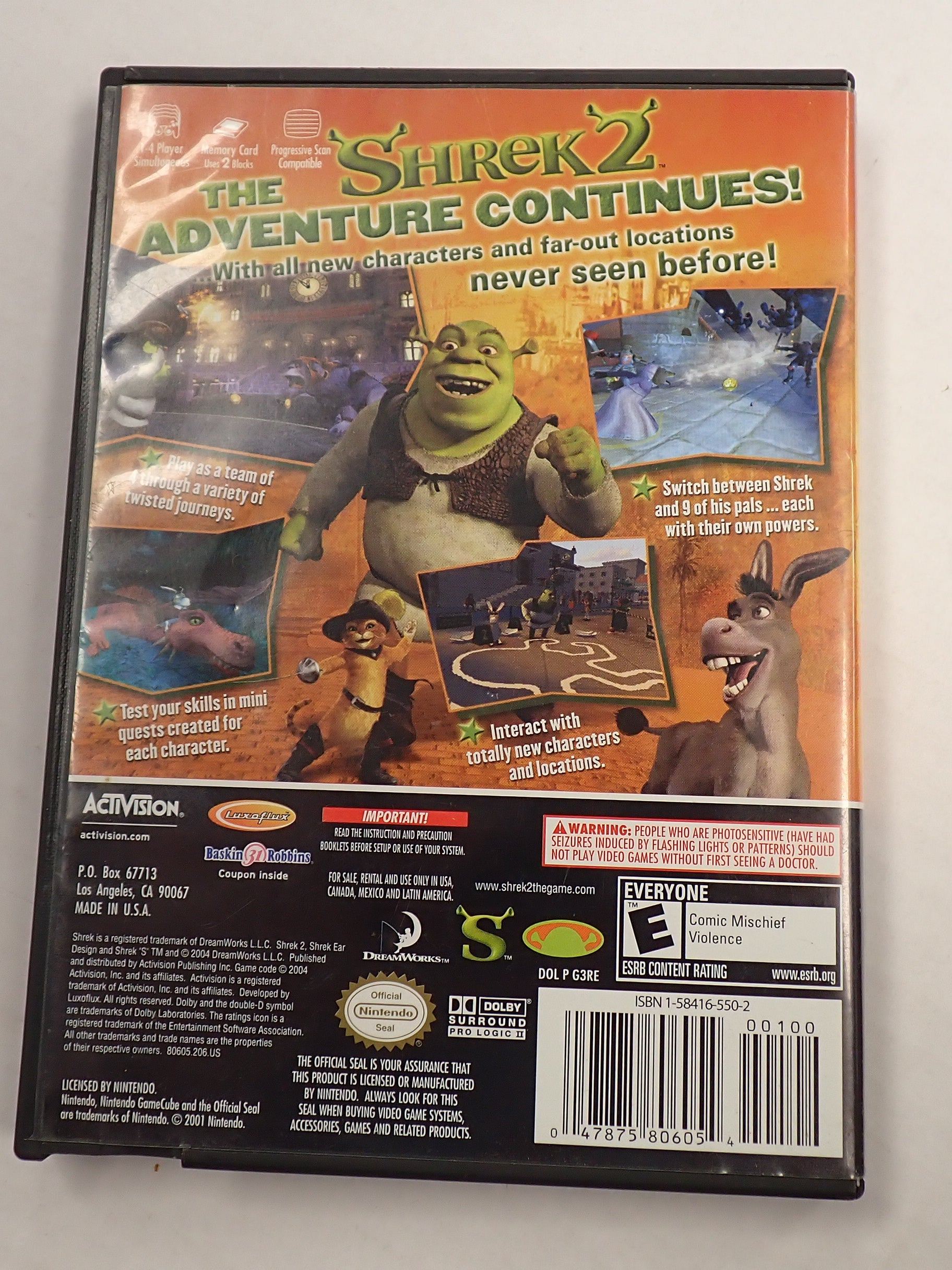 Shrek 2 - GameCube [Pre-Owned]