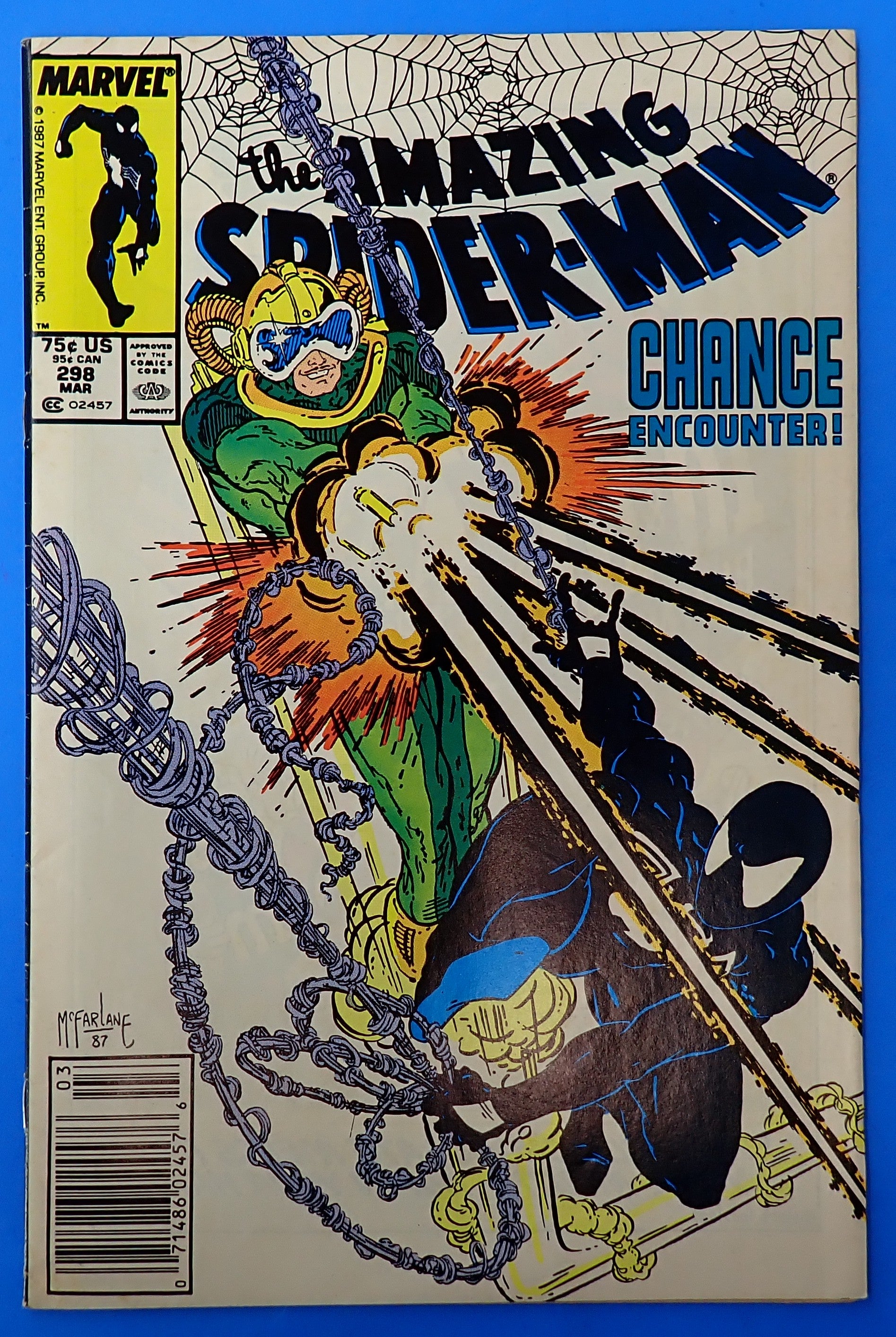 The Amazing Spider-Man #298 (1988) - FN/VF (7.0) - 1st Cameo App. of Venom