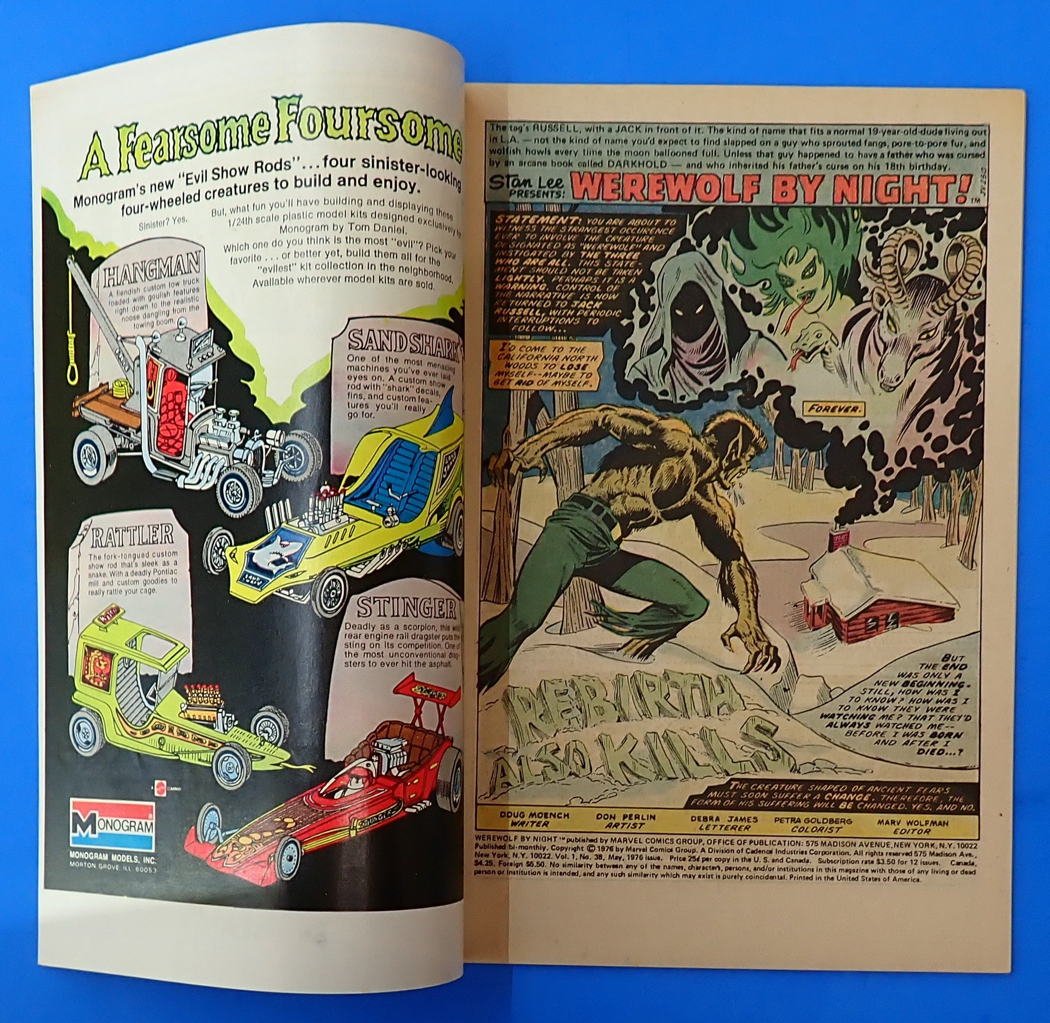 Werewolf by Night #38 (1976) - FN/VF 7.0-7.5