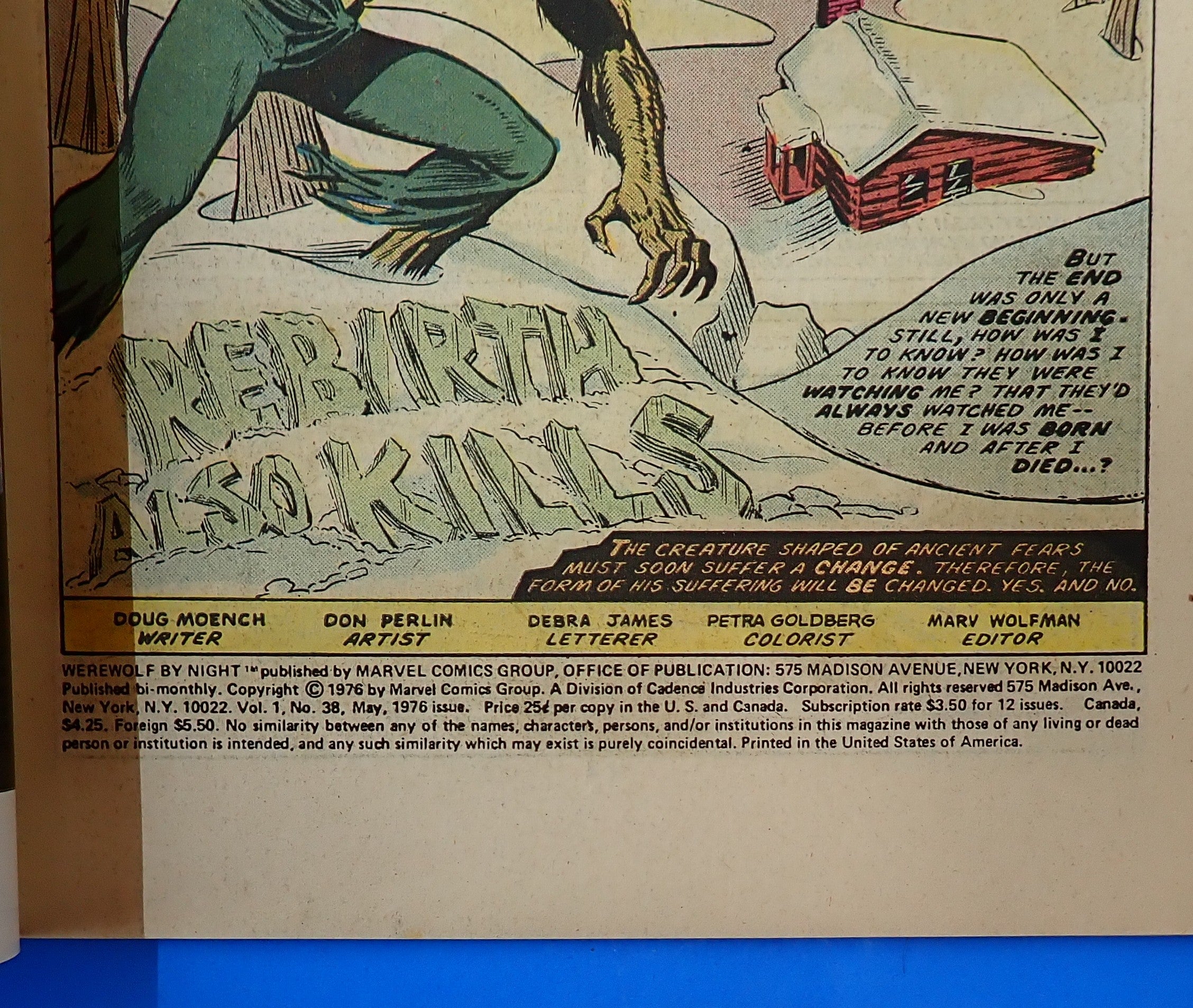 Werewolf by Night #38 (1976) - FN/VF 7.0-7.5