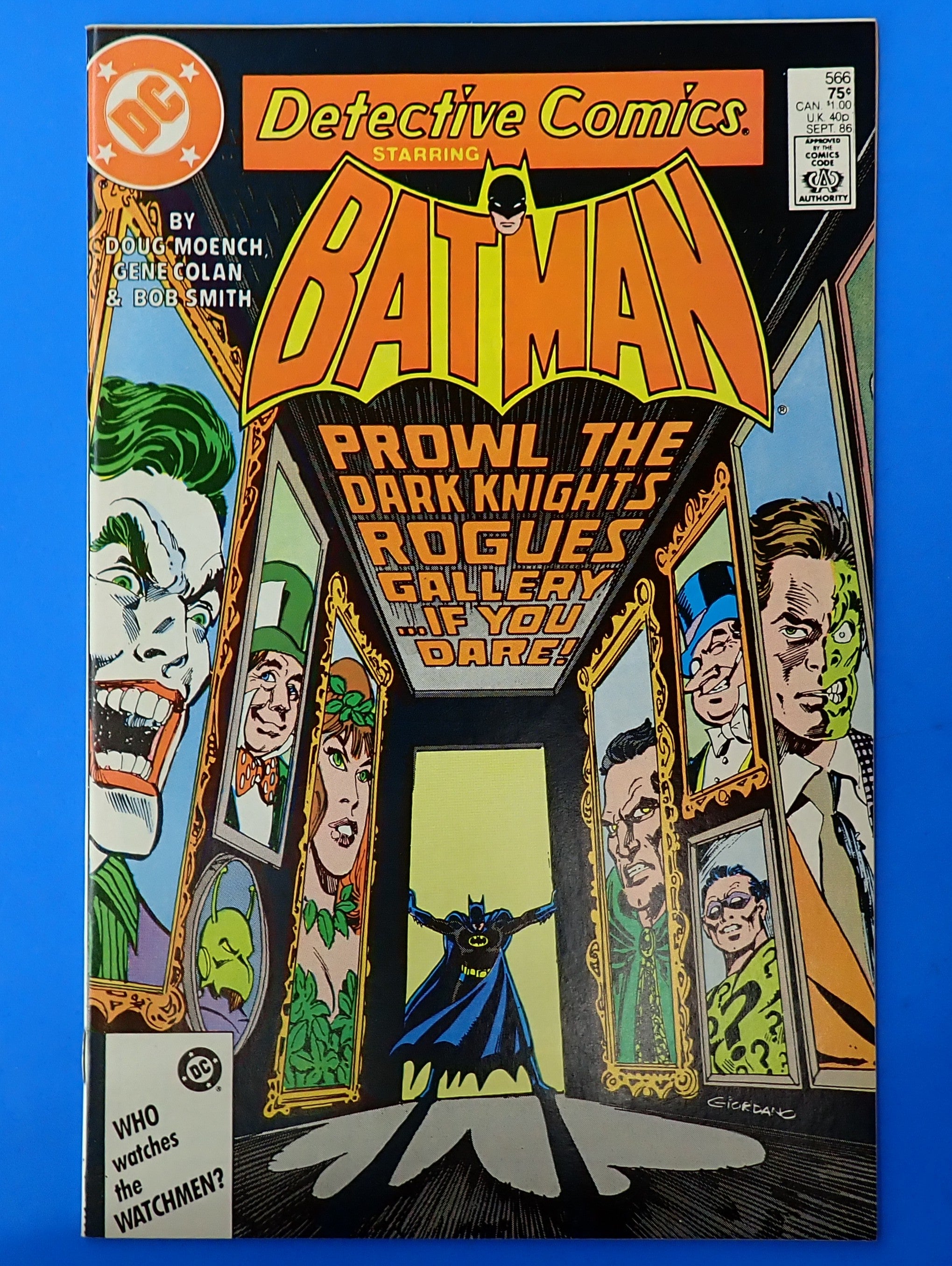 Detective Comics #566 (1986) - VF 8.0 - Classic w/ Rogues Gallery