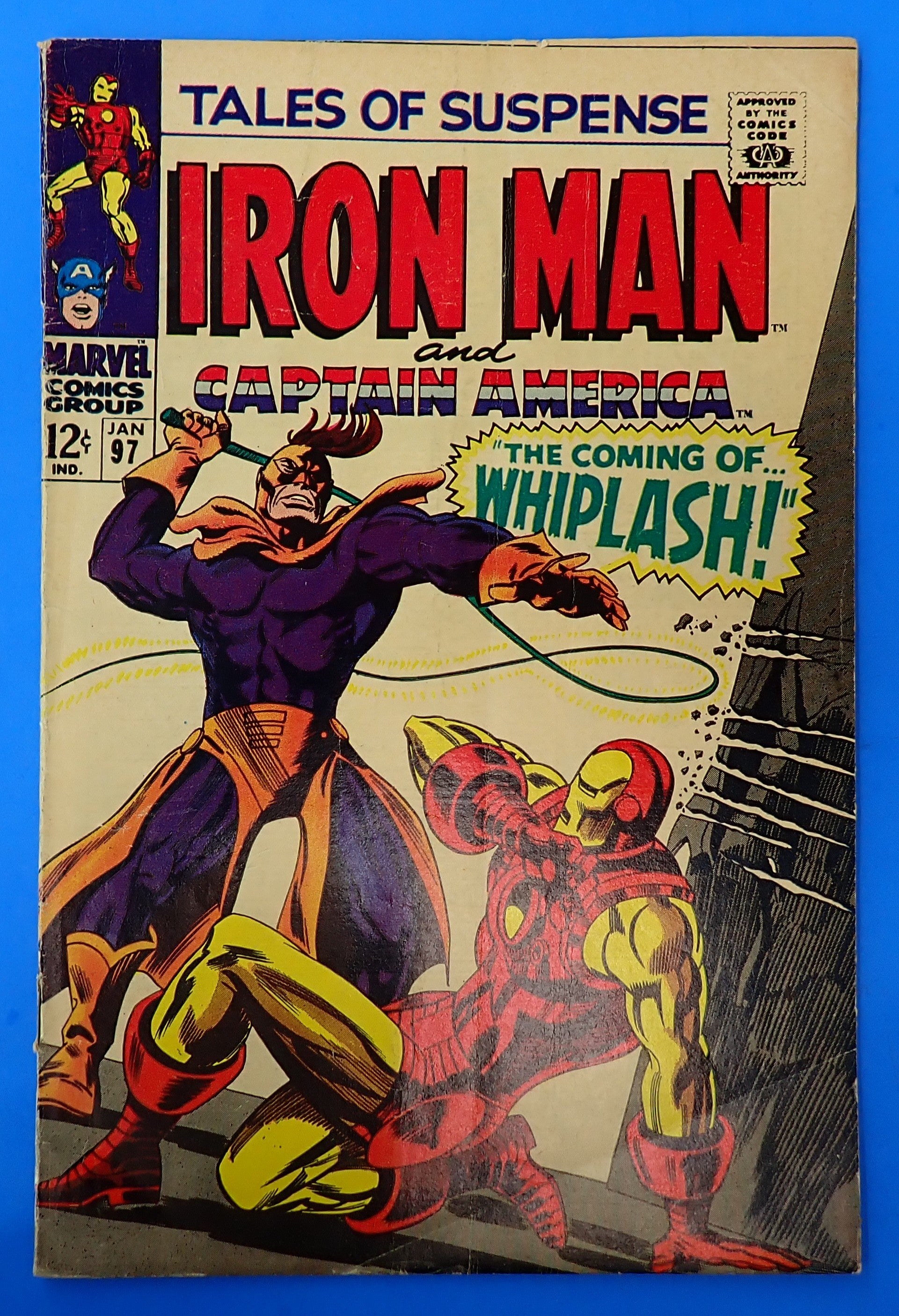 Tales of Suspense #97 (1968) - VG+ (4.5) - 1st App. Whiplash