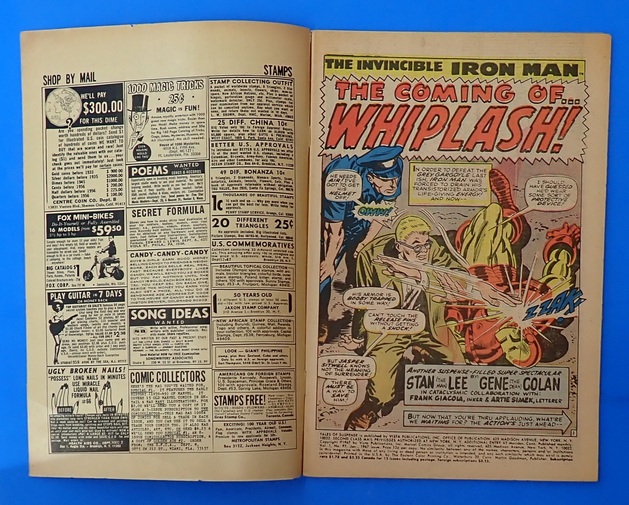 Tales of Suspense #97 (1968) - VG+ (4.5) - 1st App. Whiplash