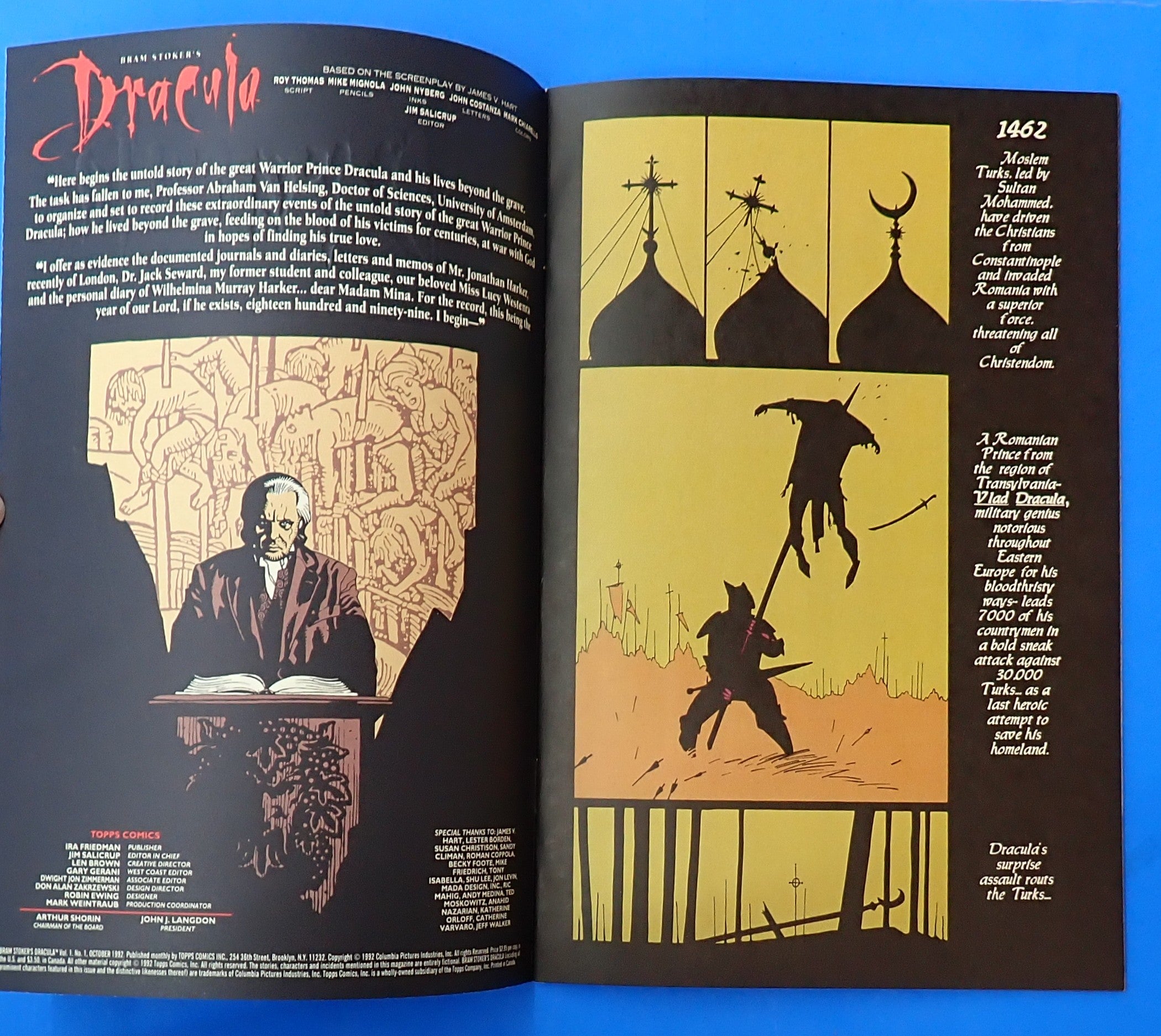 Bram Stoker's Dracula #1 (1992) - VF/NM- (9.0-9.2) - Crimson Foil Variant