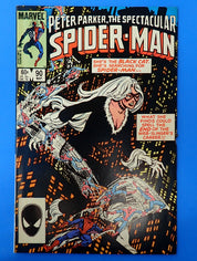 Spectacular Spider-Man #90 (1984) - 8.0/8.5 - 2nd app. of Black Suit