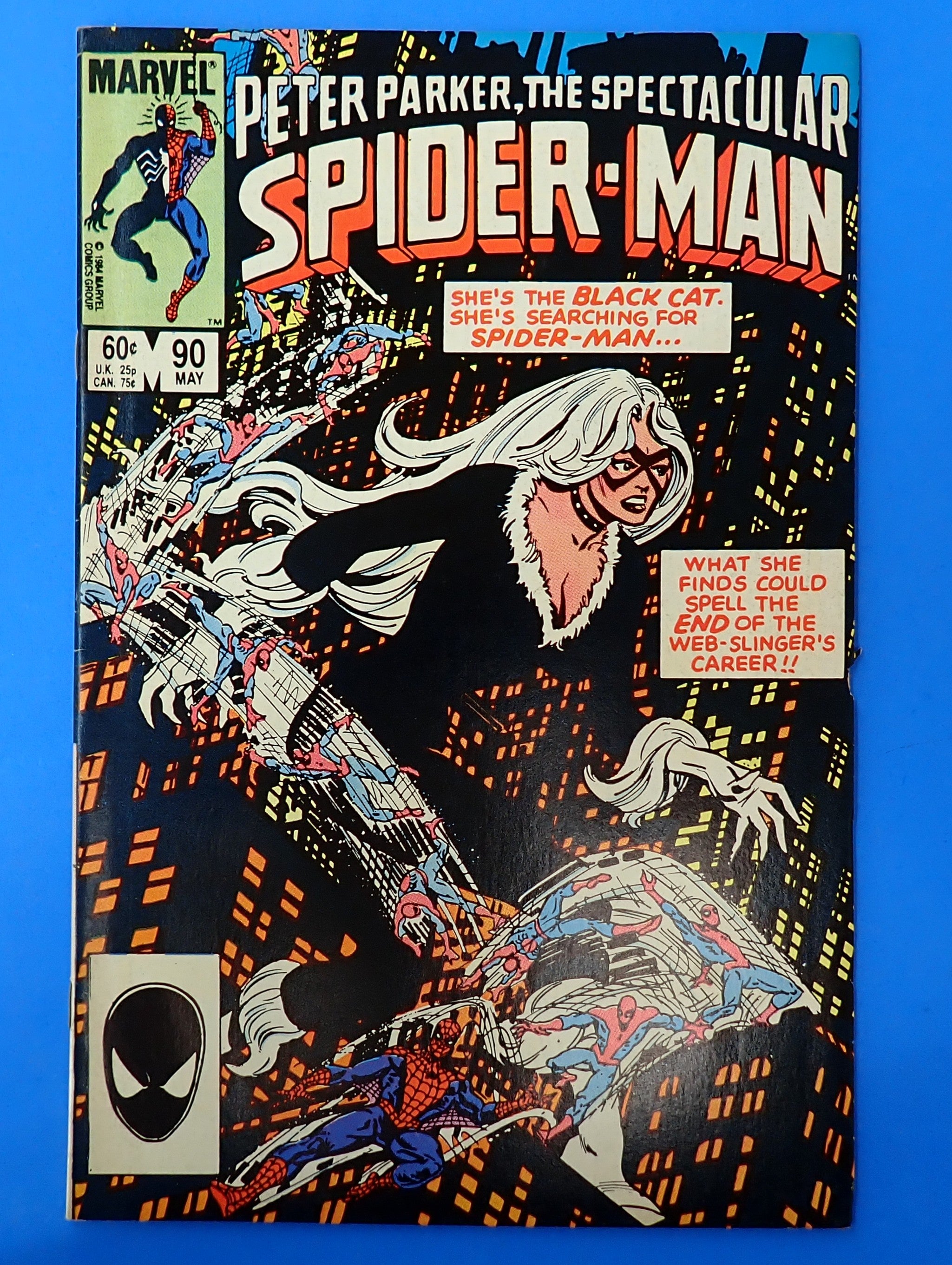 Spectacular Spider-Man #90 (1984) - 8.0/8.5 - 2nd app. of Black Suit
