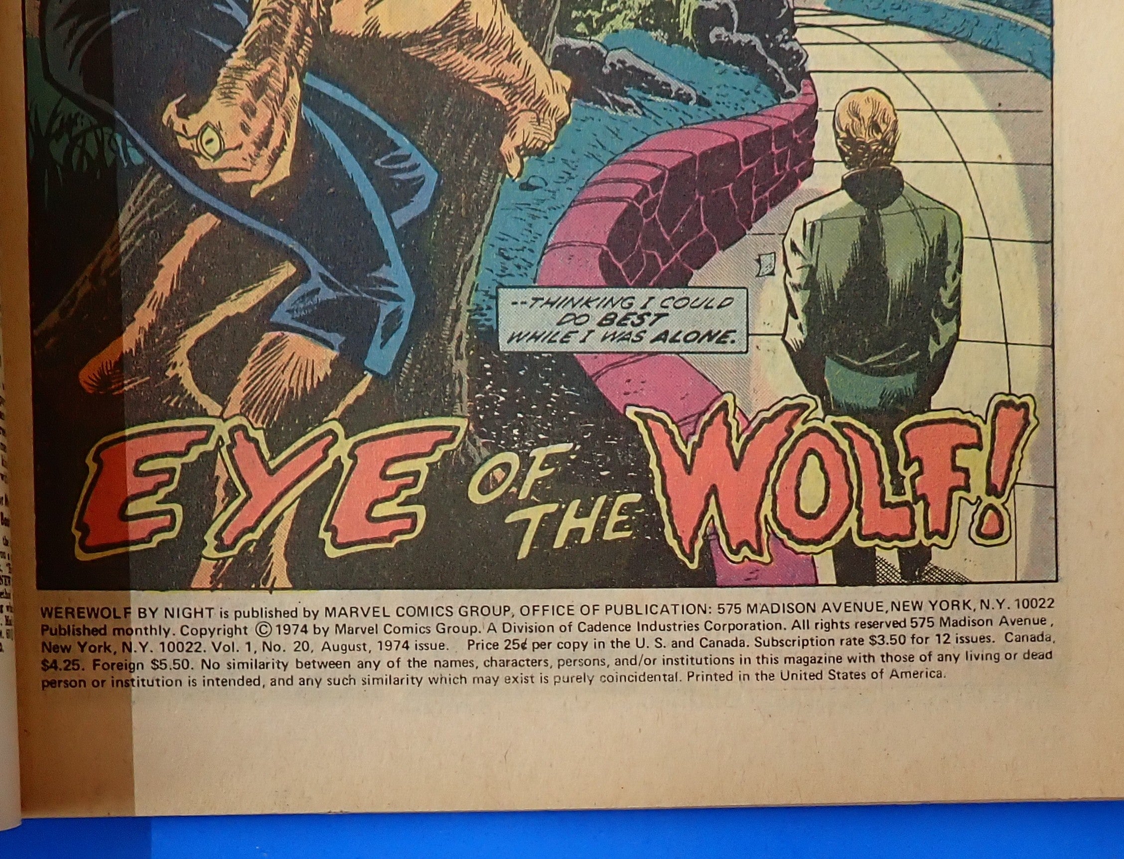 Werewolf By Night #20 (1974) - 8.0
