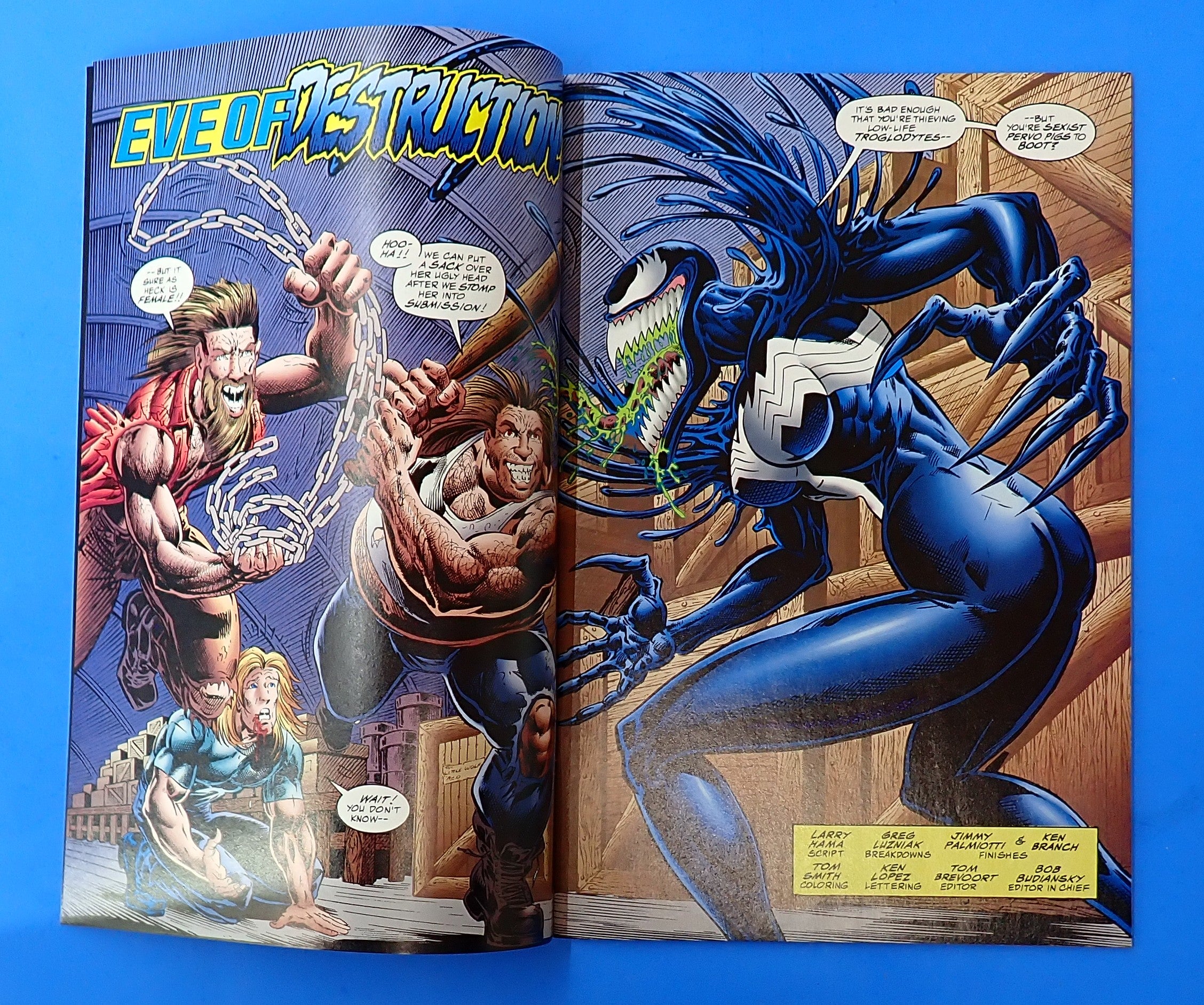 Venom: Sinner Takes All #3 (1995) - 8.0/8.5 - 1st Full app. She-Venom