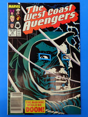 West Coast Avengers #36 (1988) - VF/VF+ (8.0-8.5) - Dr. Doom Cover Art