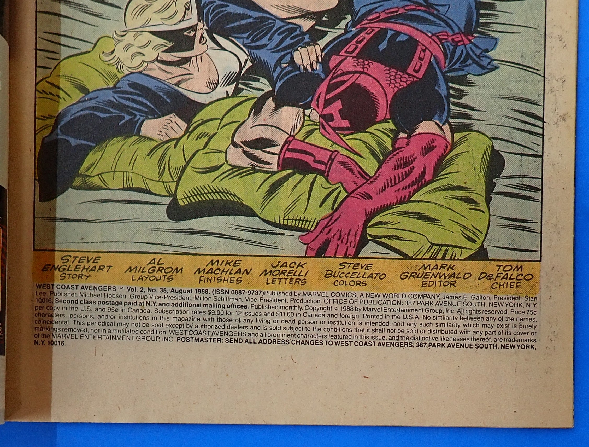 West Coast Avengers #36 (1988) - VF/VF+ (8.0-8.5) - Dr. Doom Cover Art