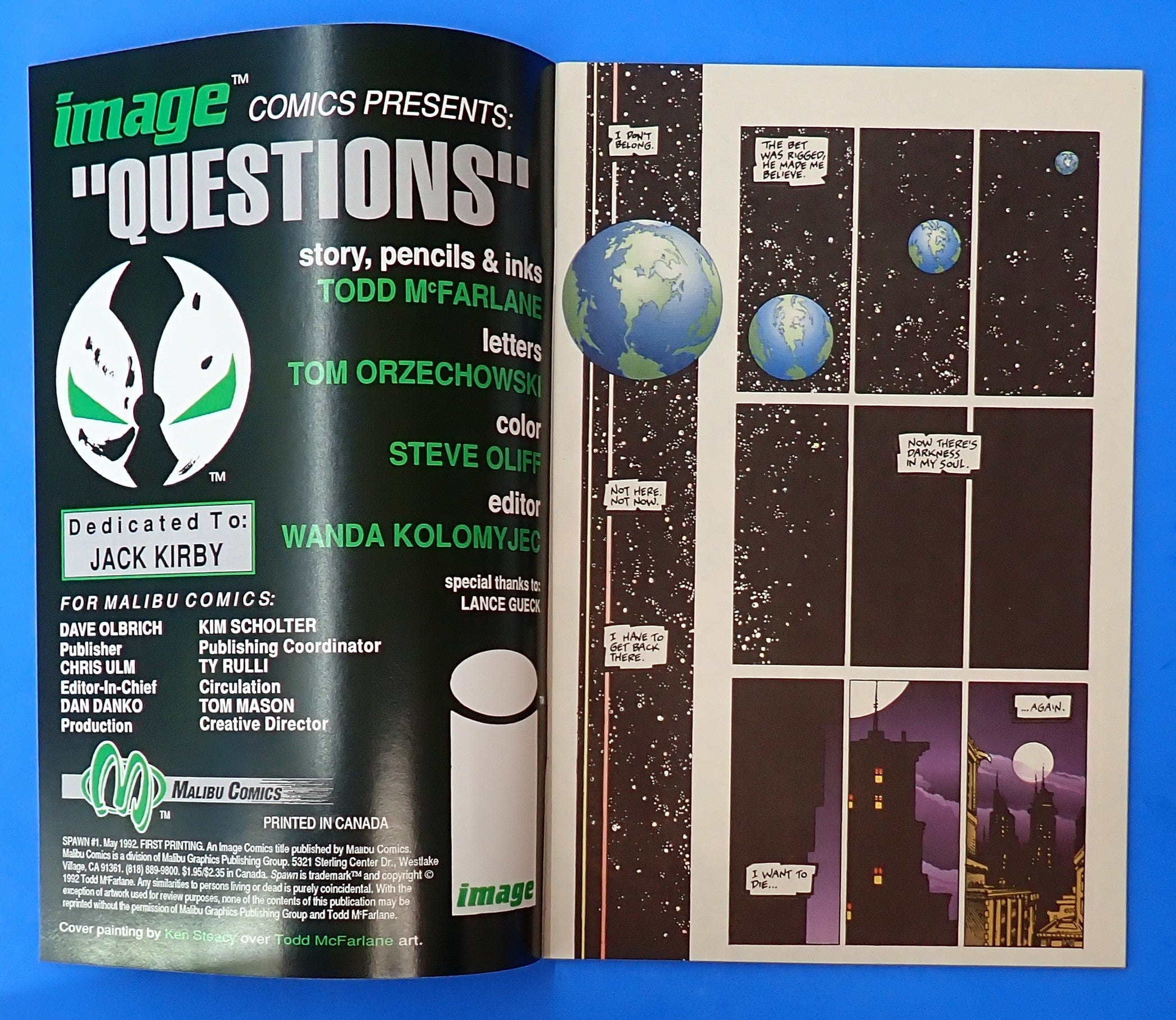 Spawn #1 (1992) - VF (8.0) - Several 1st App.