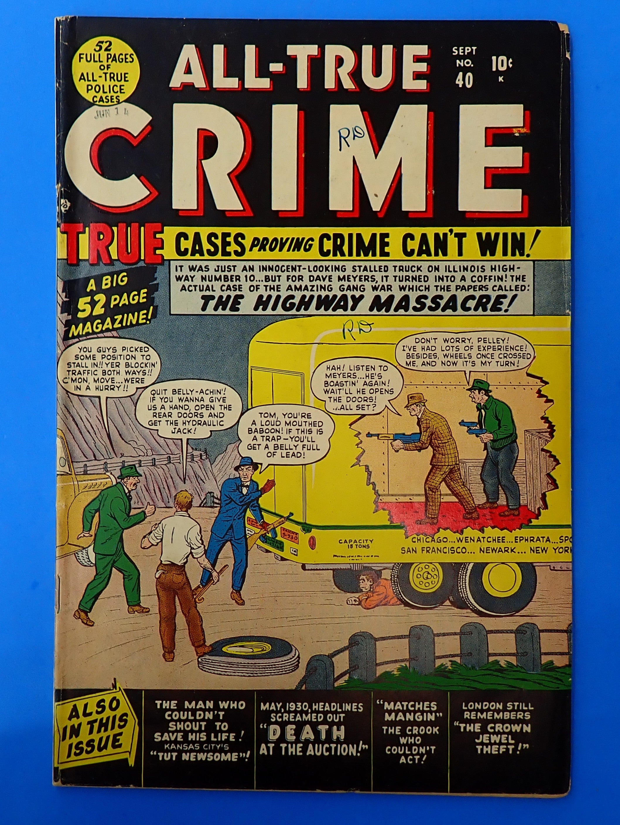 All-True Crime #40 (1950) - VG/FN (5.0) - Golden Age Crime