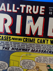 All-True Crime #40 (1950) - VG/FN (5.0) - Golden Age Crime