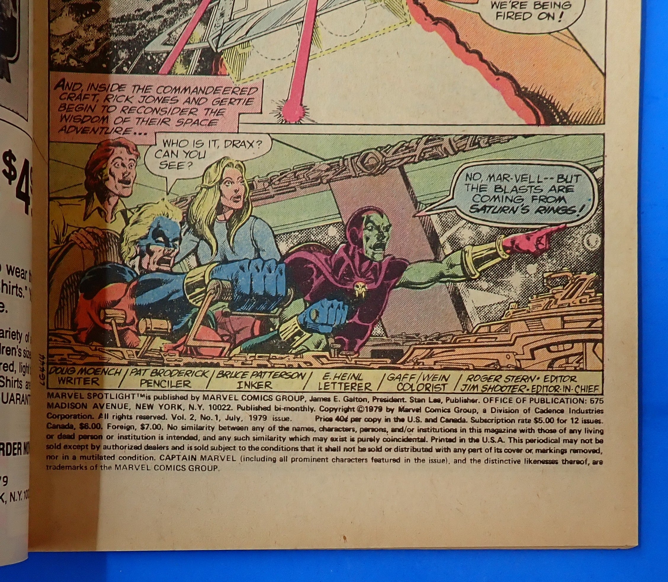 Marvel Spotlight #1 (1979) - FN (6.0) - Error on Cover