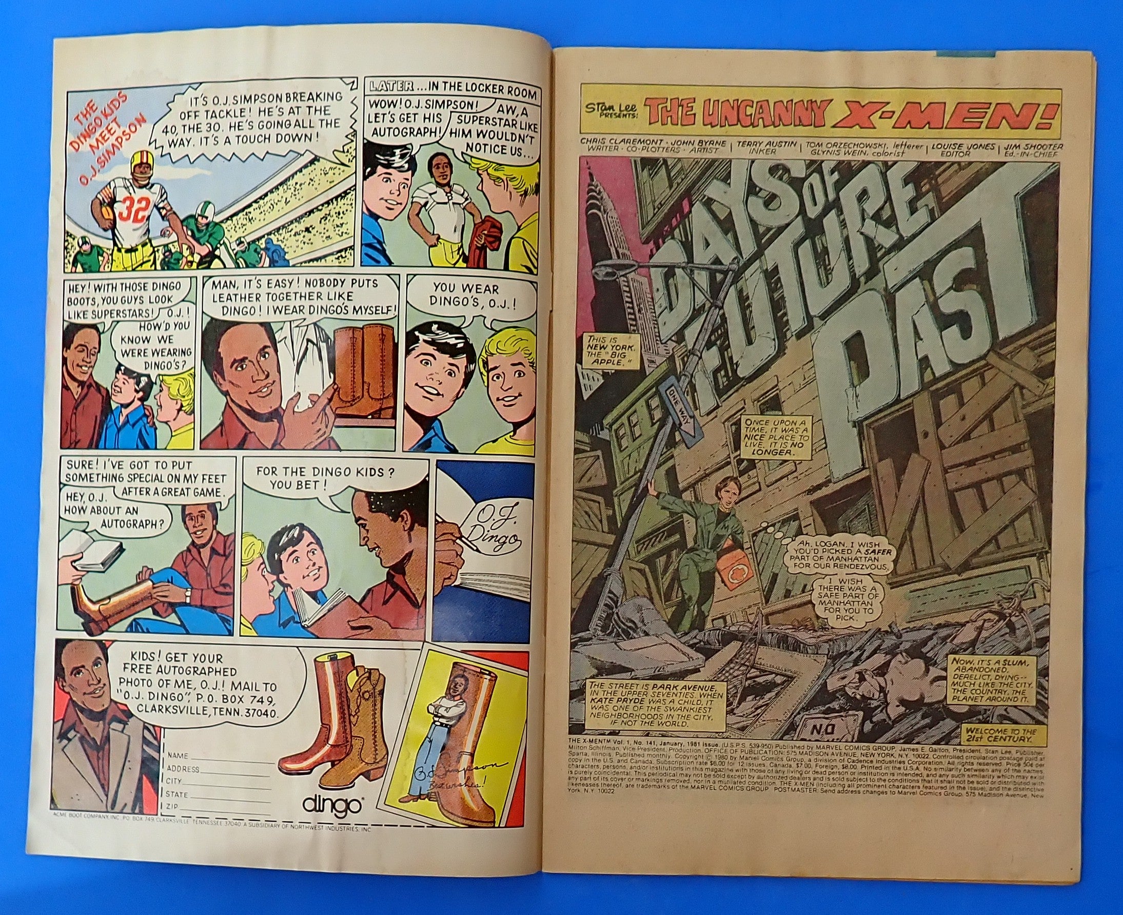 X-Men #141 (1981) - GD+ (2.5) - Days of Future Past Pt. 1