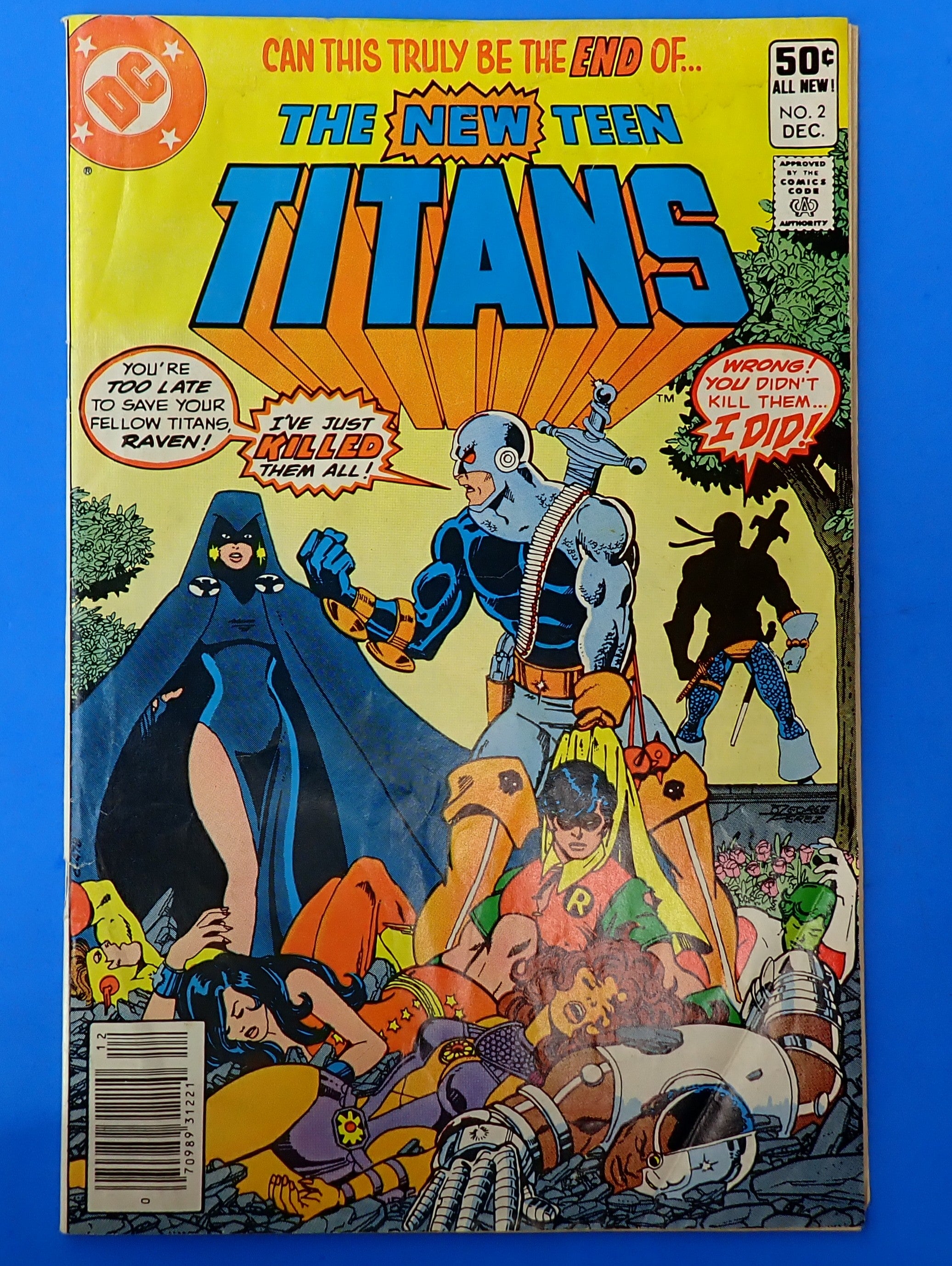 New Teen Titans #2 (1980) - VG+ (3.5) - 1st App. of Deathstroke