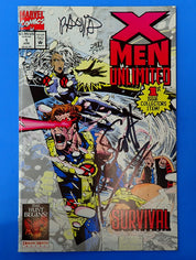 X-Men Unlimited #1 (1993) - VF/NM (9.0) - Dynamic Forces Signed Copy