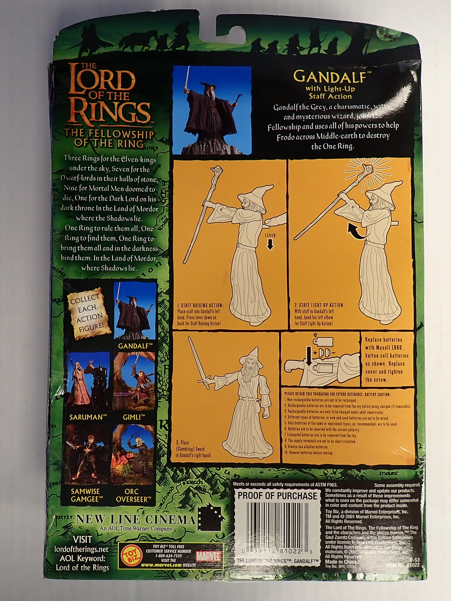 ToyBiz Gandalf (Fellowship of theRing) [Pre-Owned]