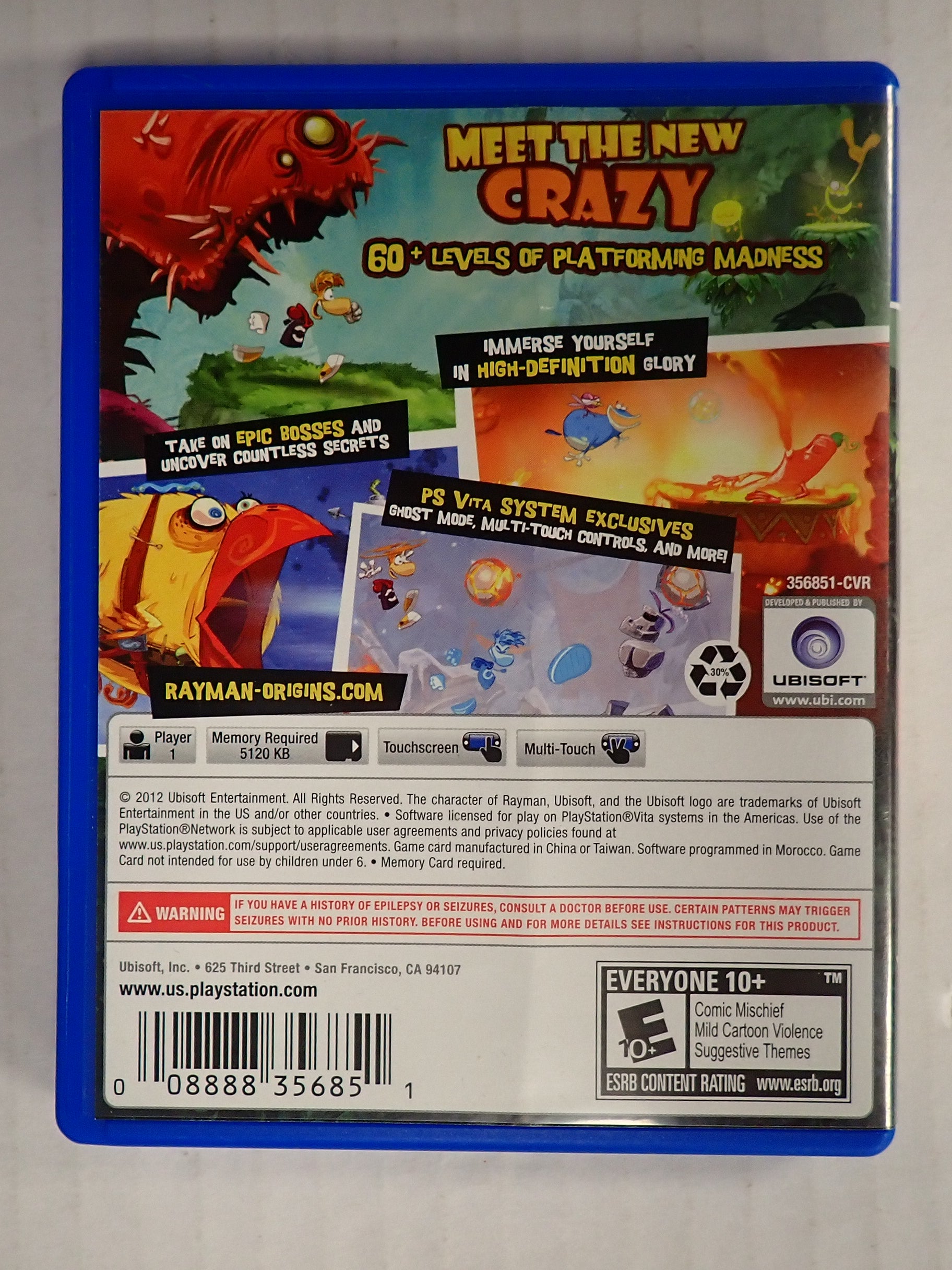 Rayman Origins - PS Vita