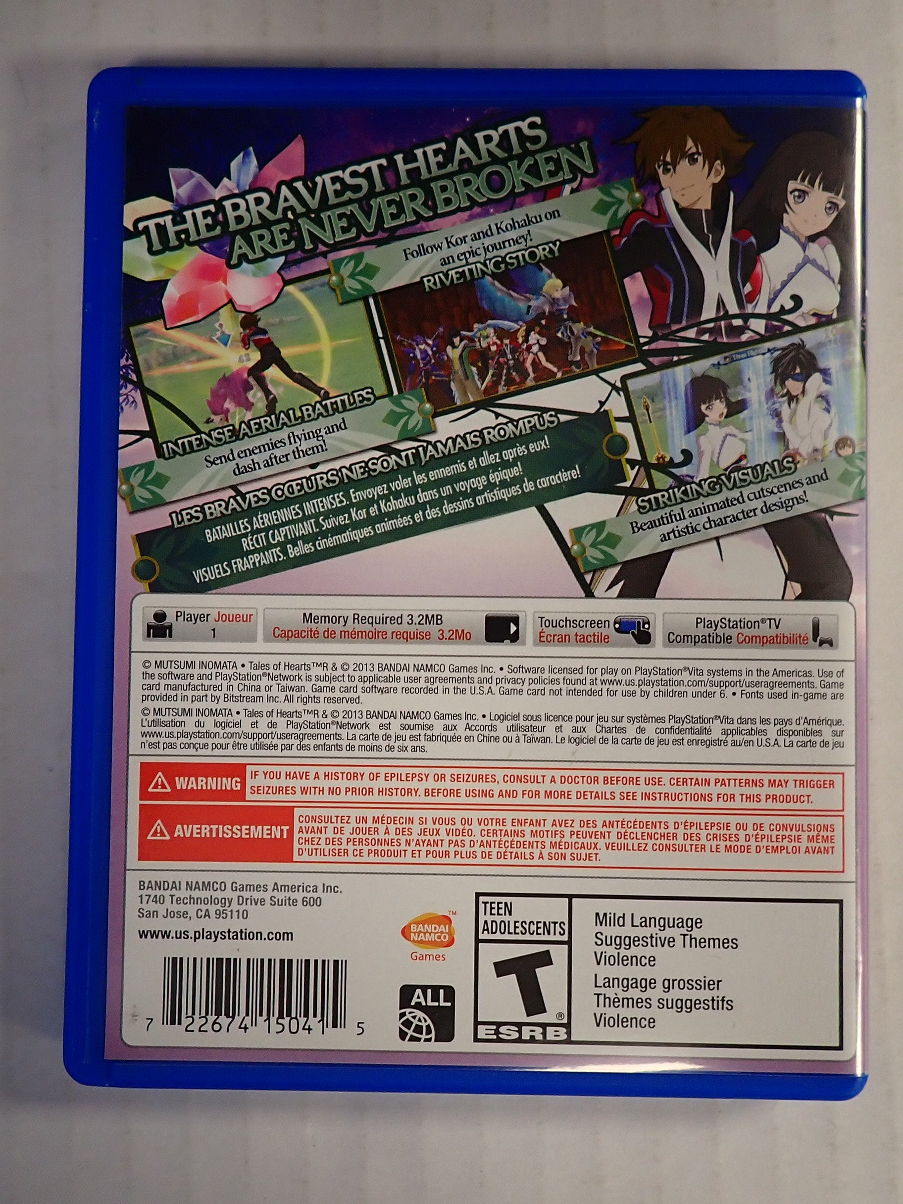 Tales of Hearts R - PS Vita