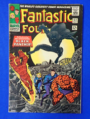 Fanastic Four #52 (1966) - VG- (3.5) - 1st Black Panther