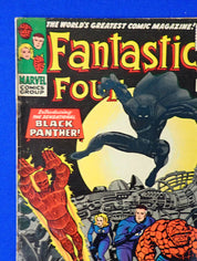 Fanastic Four #52 (1966) - VG- (3.5) - 1st Black Panther