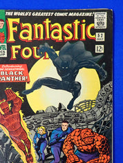 Fanastic Four #52 (1966) - VG- (3.5) - 1st Black Panther