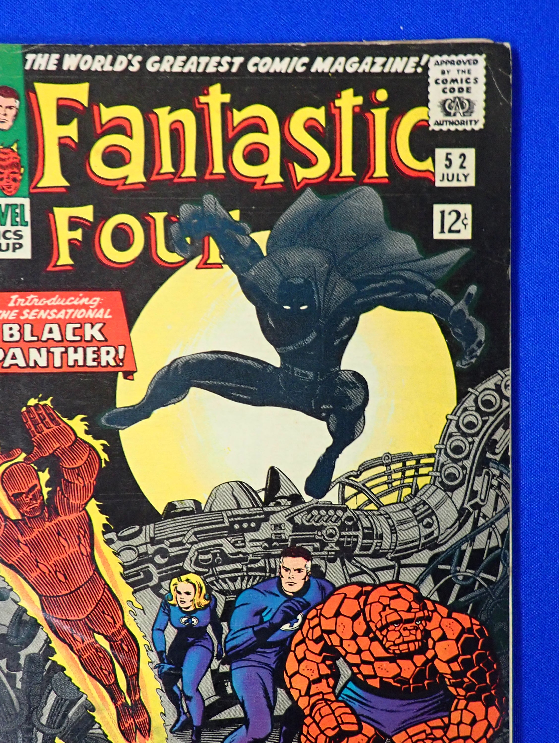 Fanastic Four #52 (1966) - VG- (3.5) - 1st Black Panther