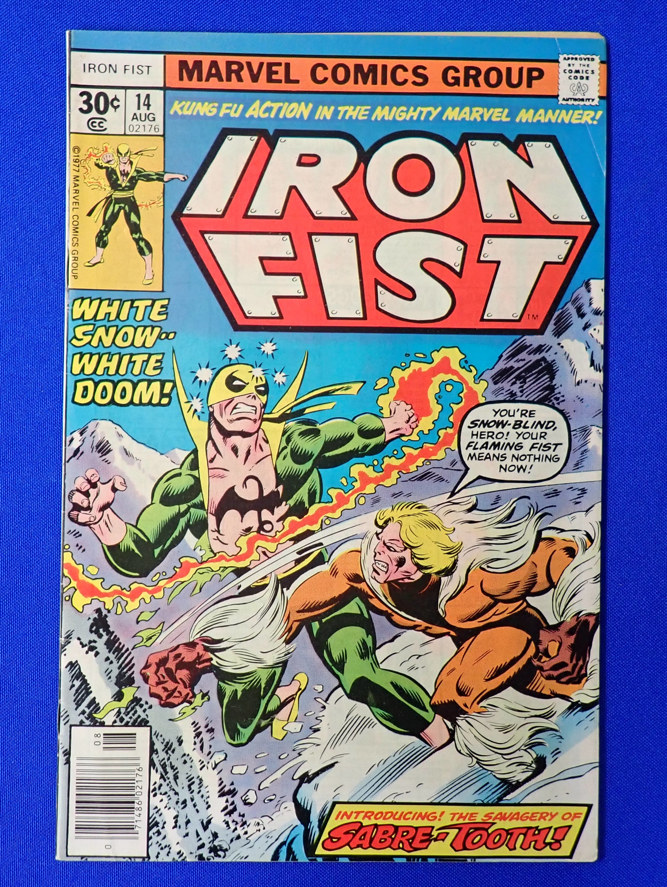 Iron Fist #14 (1977) - VF- (7.5) - 1st Sabretooth