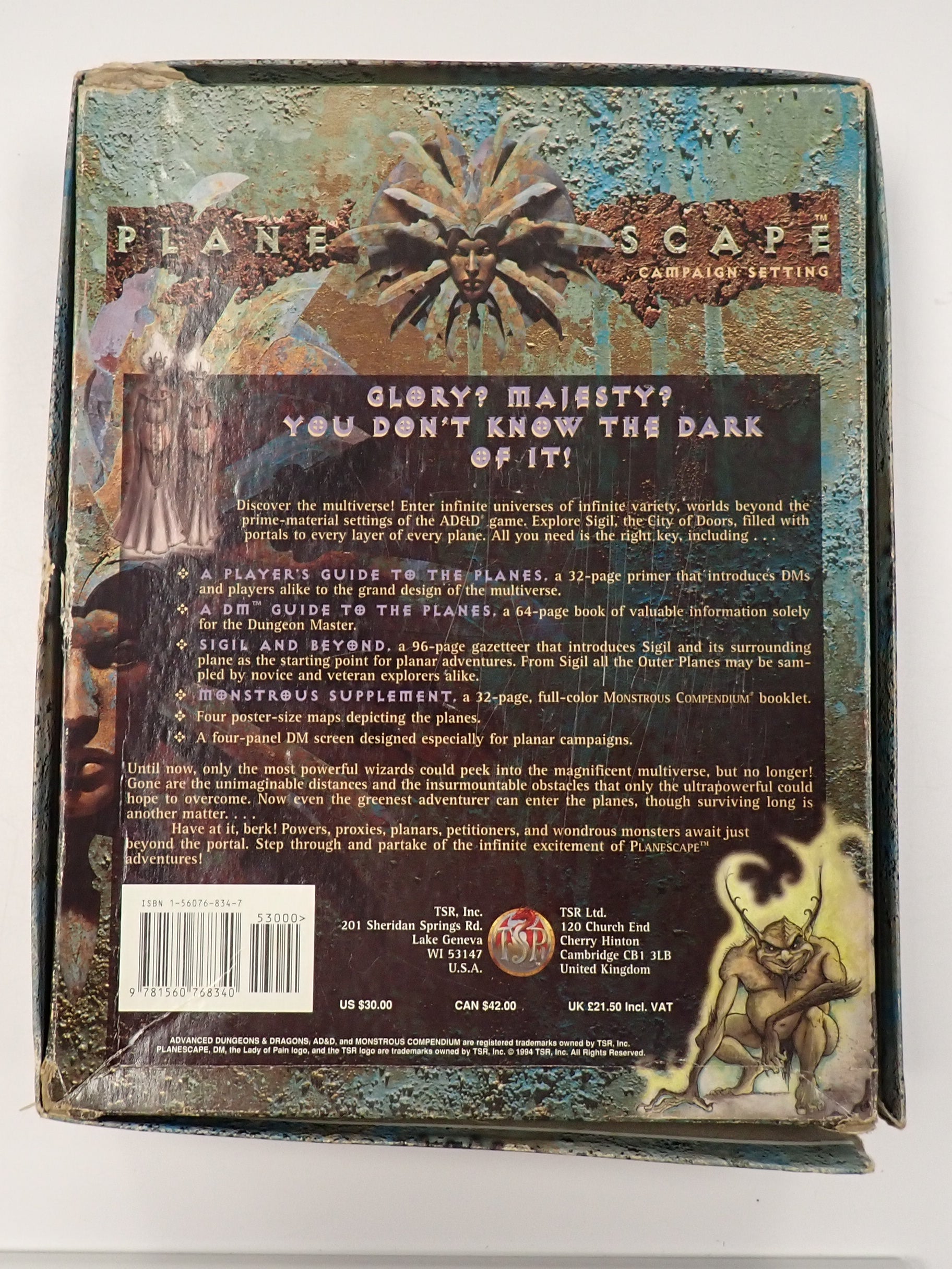 Planescape Campaign Setting Boxed Set - AD&D 2nd Edition [Pre-Owned]
