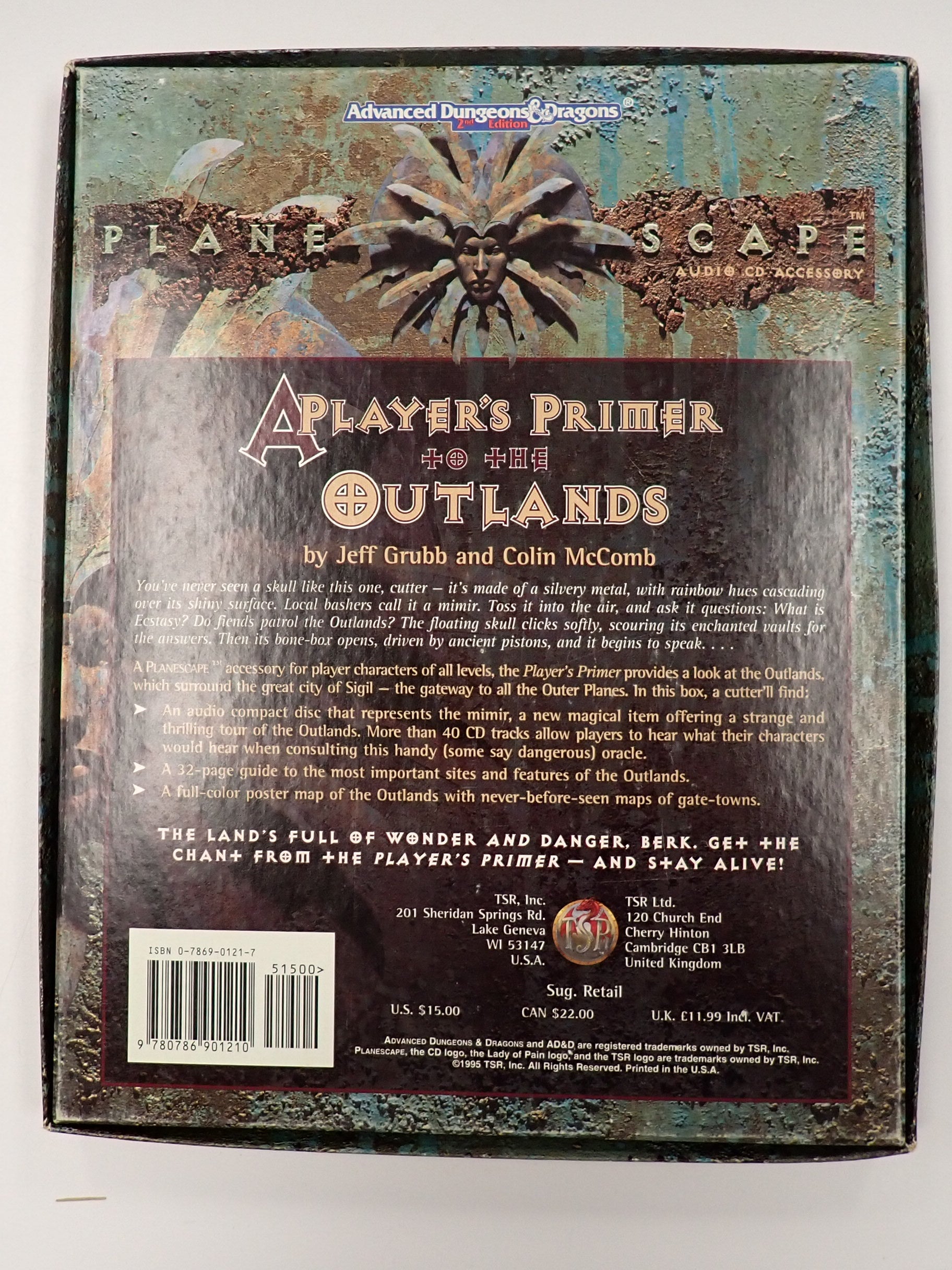 Planescape a Player's Primer to the Outlands - AD&D 2nd Edition [Pre-Owned]