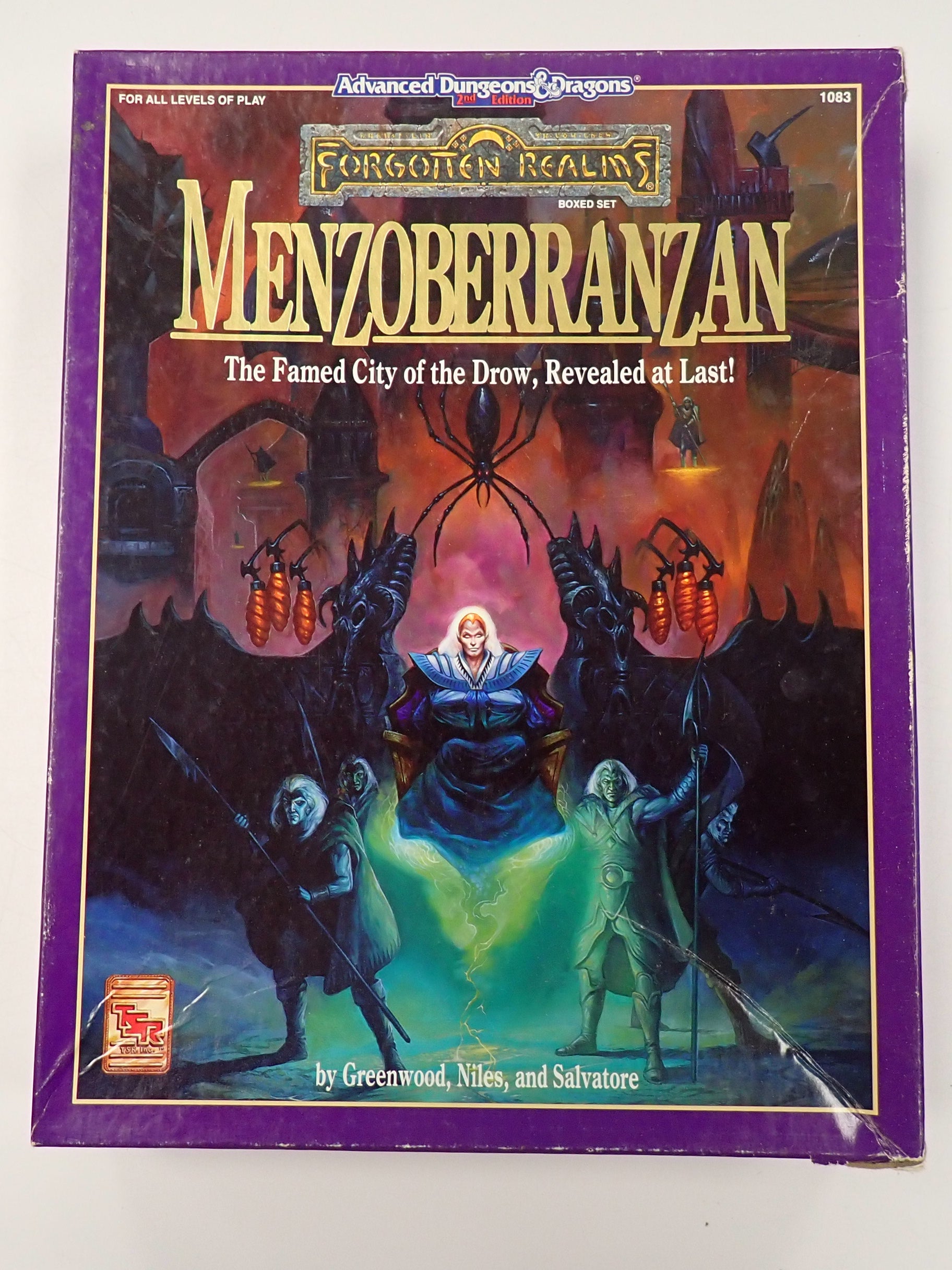 Menzoberranzan Forgotten Realms Boxed Set - AD&D 2nd Edition [Pre-Owned]