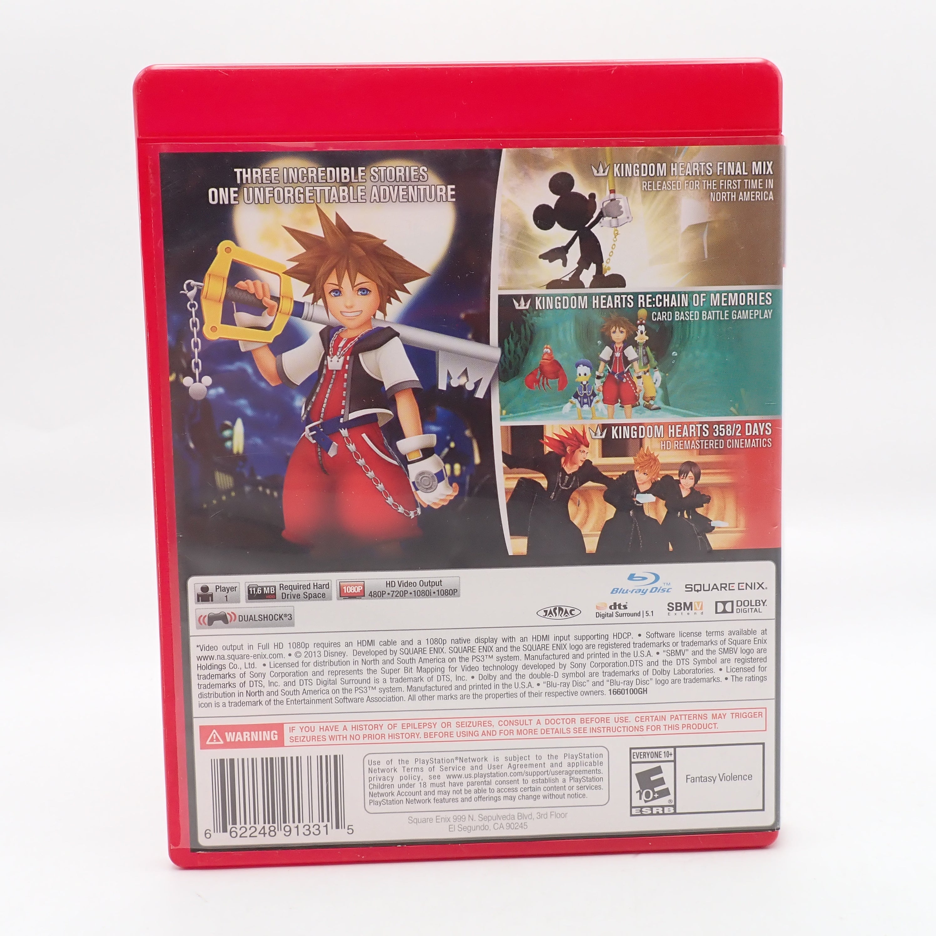 Kingdom Hearts HD 1.5 Remix [Greatest Hits] - PS3