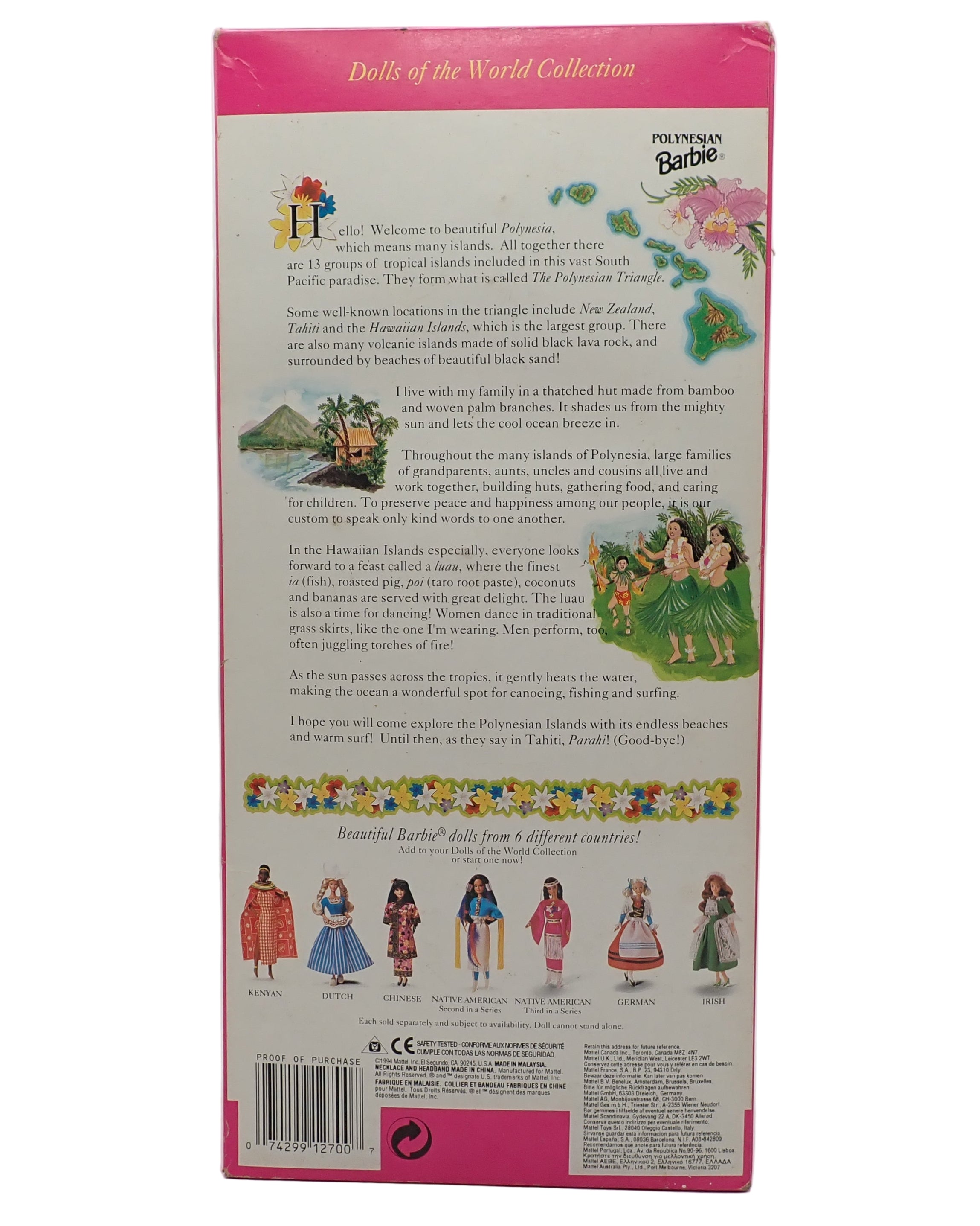 Polynesian Barbie - Dolls of the World Collection