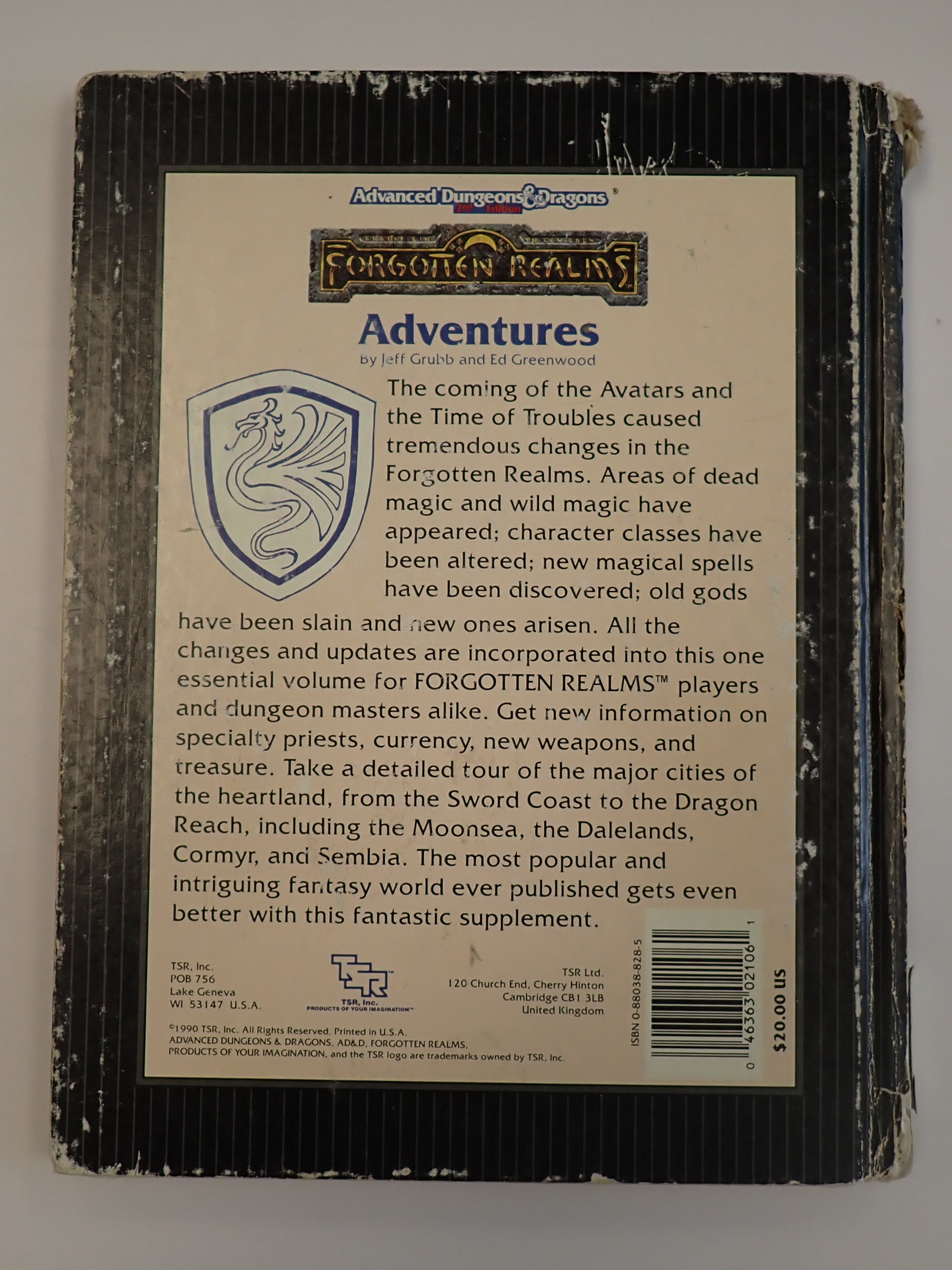 Forgotten Realms Adventures (Hardback) - AD&D 2e [Pre-Owned]