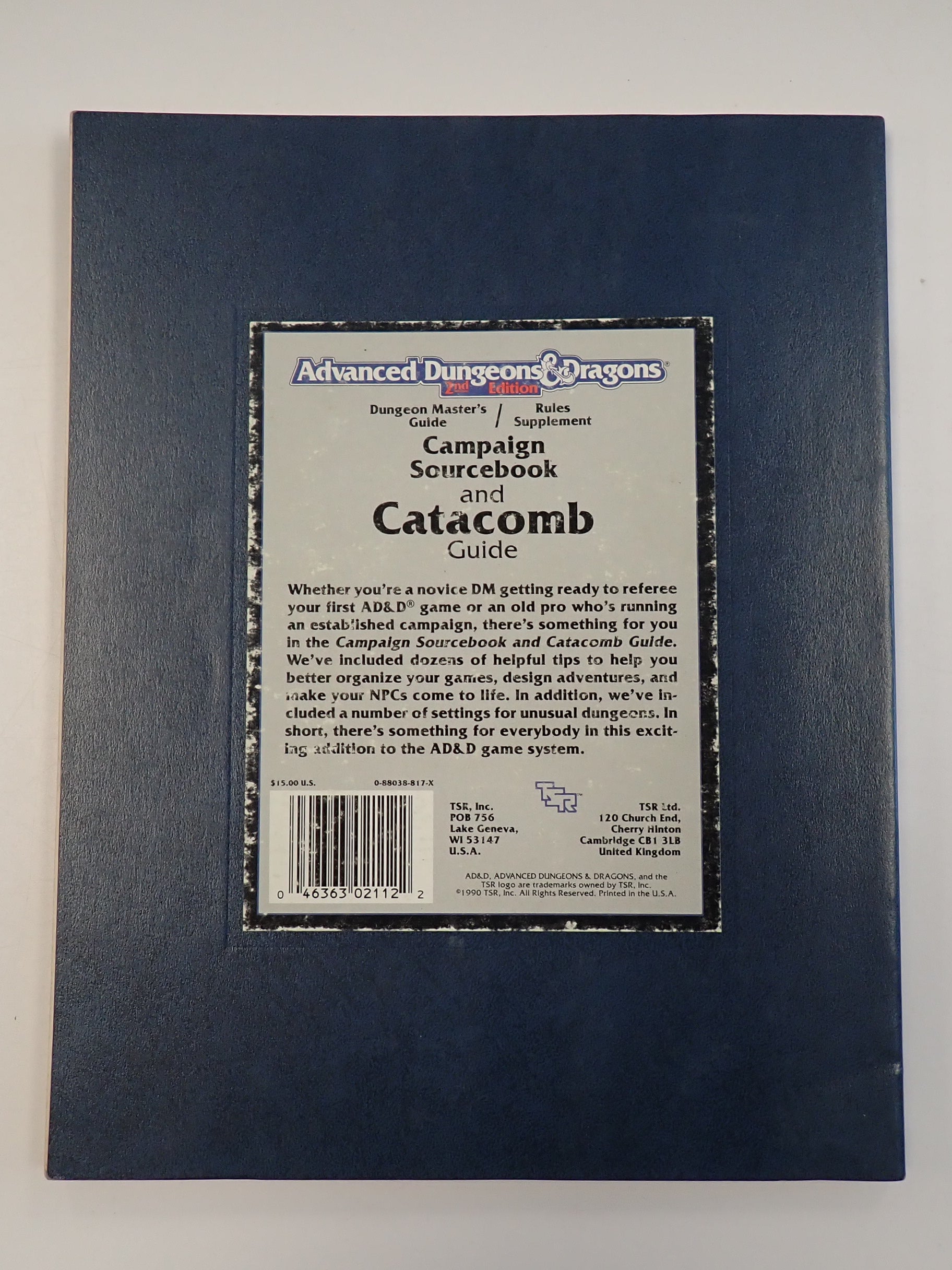 Campaign Sourcebook and Catacomb Guide - AD&D 2e [Pre-Owned]
