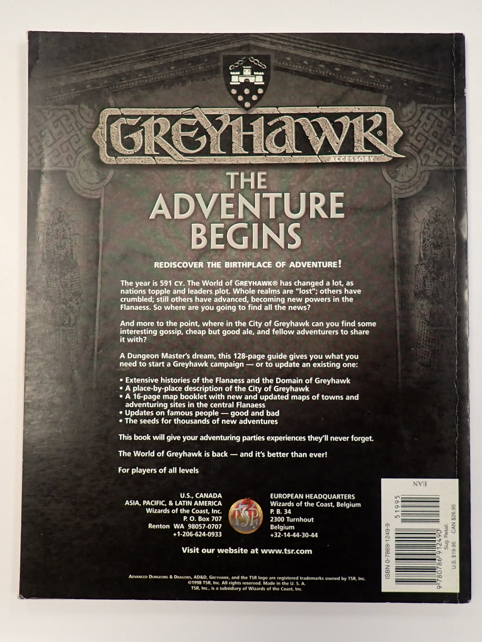 Greyhawk the Adventure Begins - AD&D (Pre-Owned)