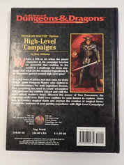 Dungeon Master Option: High-Level Campaigns (Hardback) - AD&D (Pre-Owned)