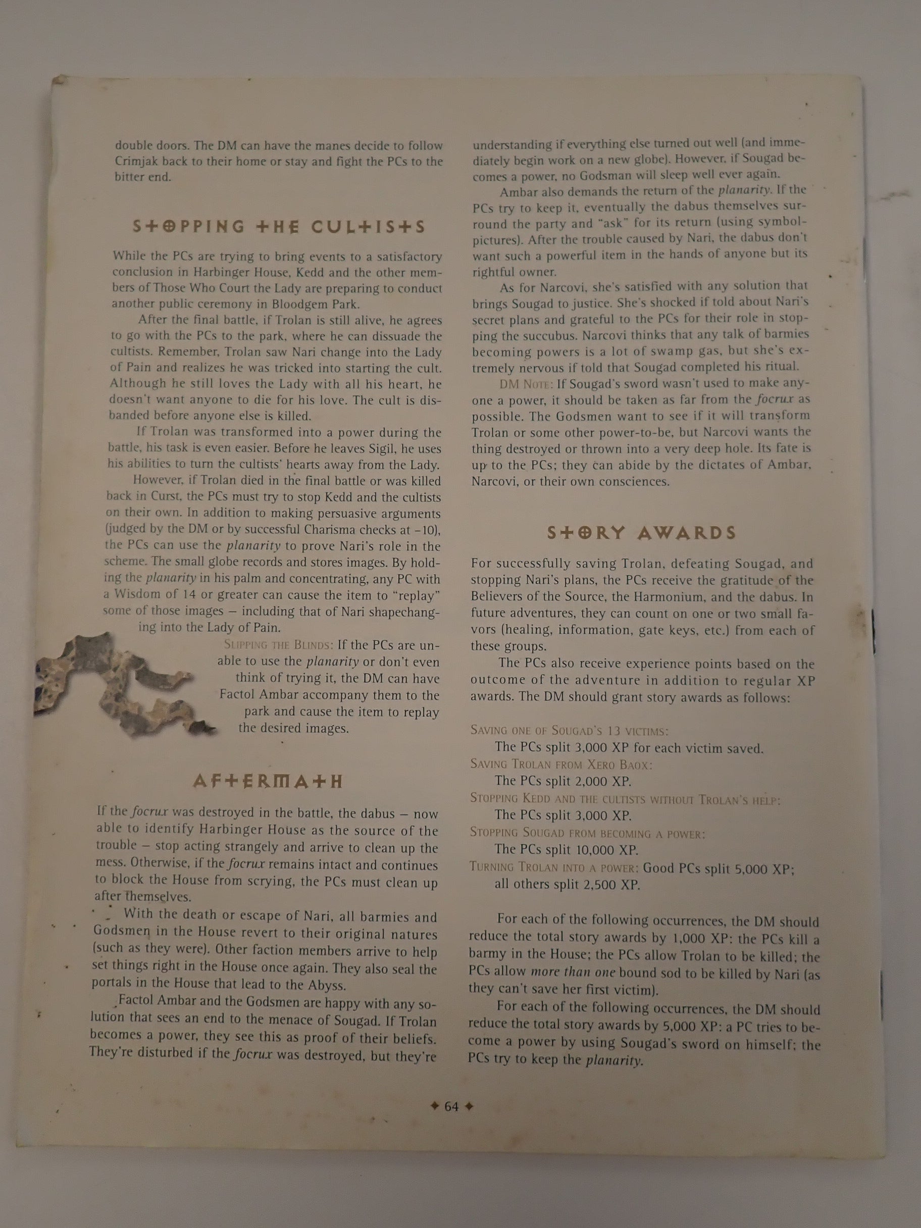 Planescape Harbinger House - AD&D 2nd Edition [Pre-Owned]