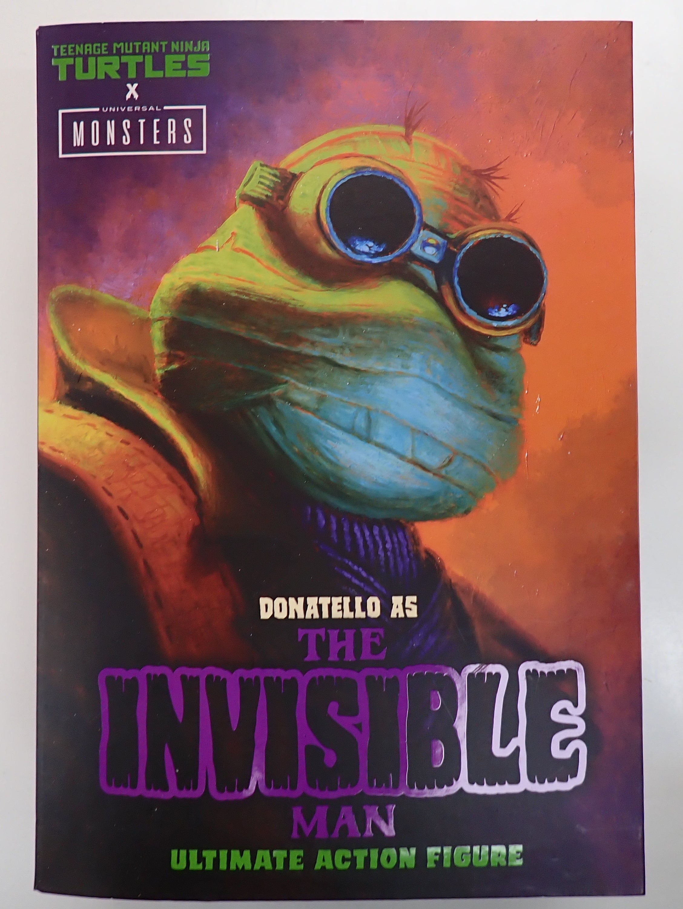 Donatello as the Invisible Man TMNT X Universal Monsters - NECA [Pre-Owned]