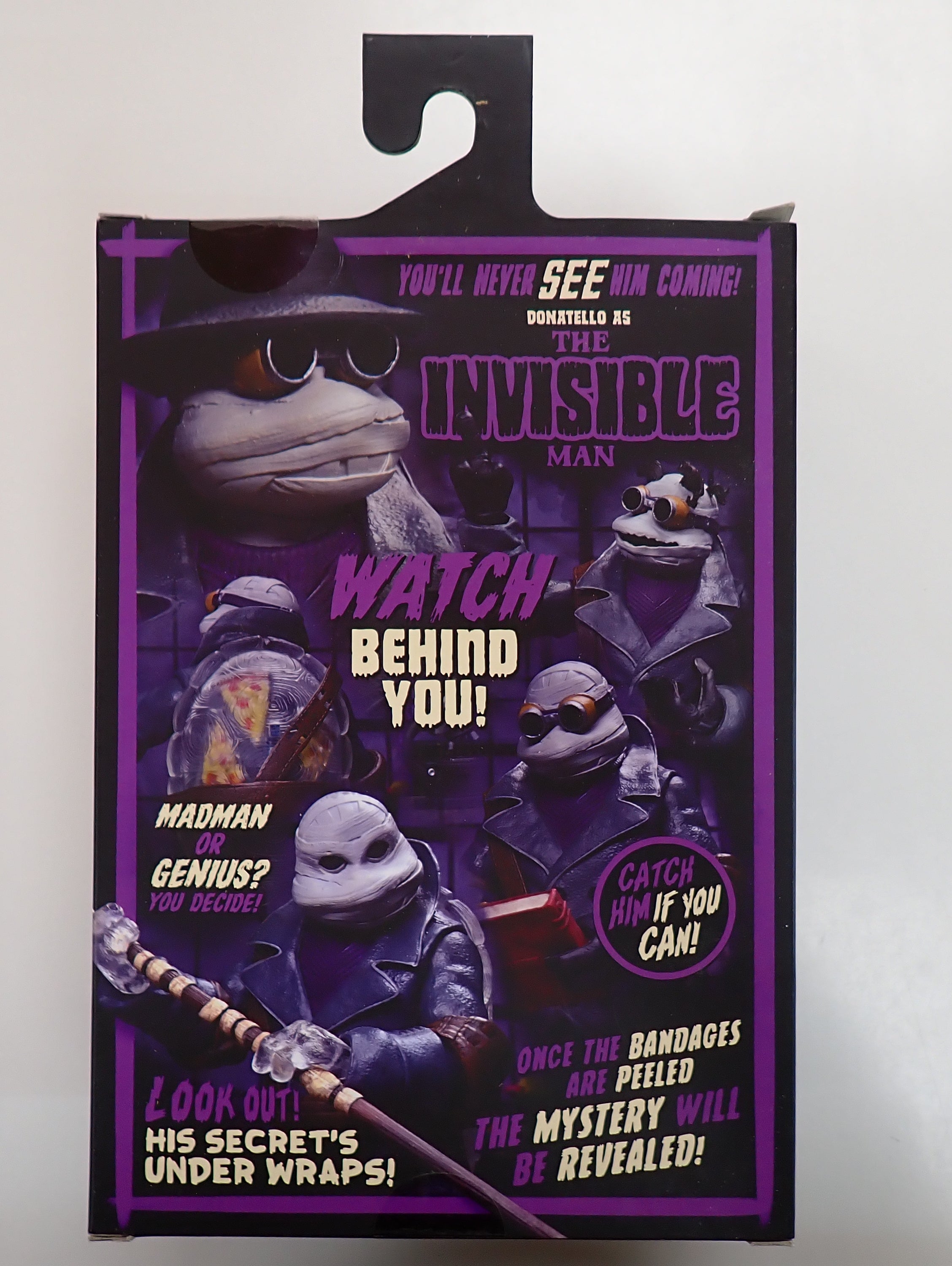 Donatello as the Invisible Man TMNT X Universal Monsters - NECA [Pre-Owned]