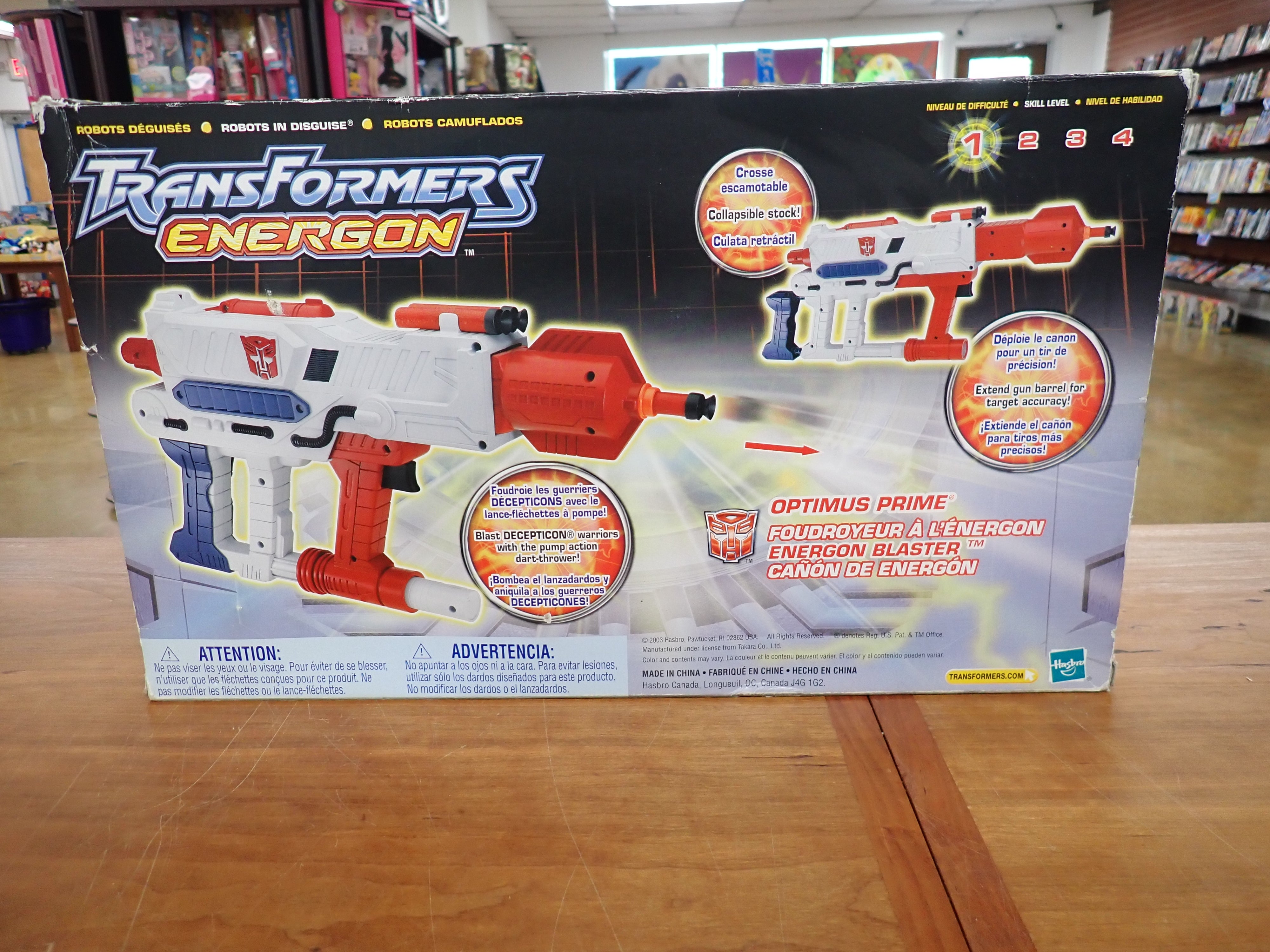 Transformers Energon Blaster- Optimus Prime