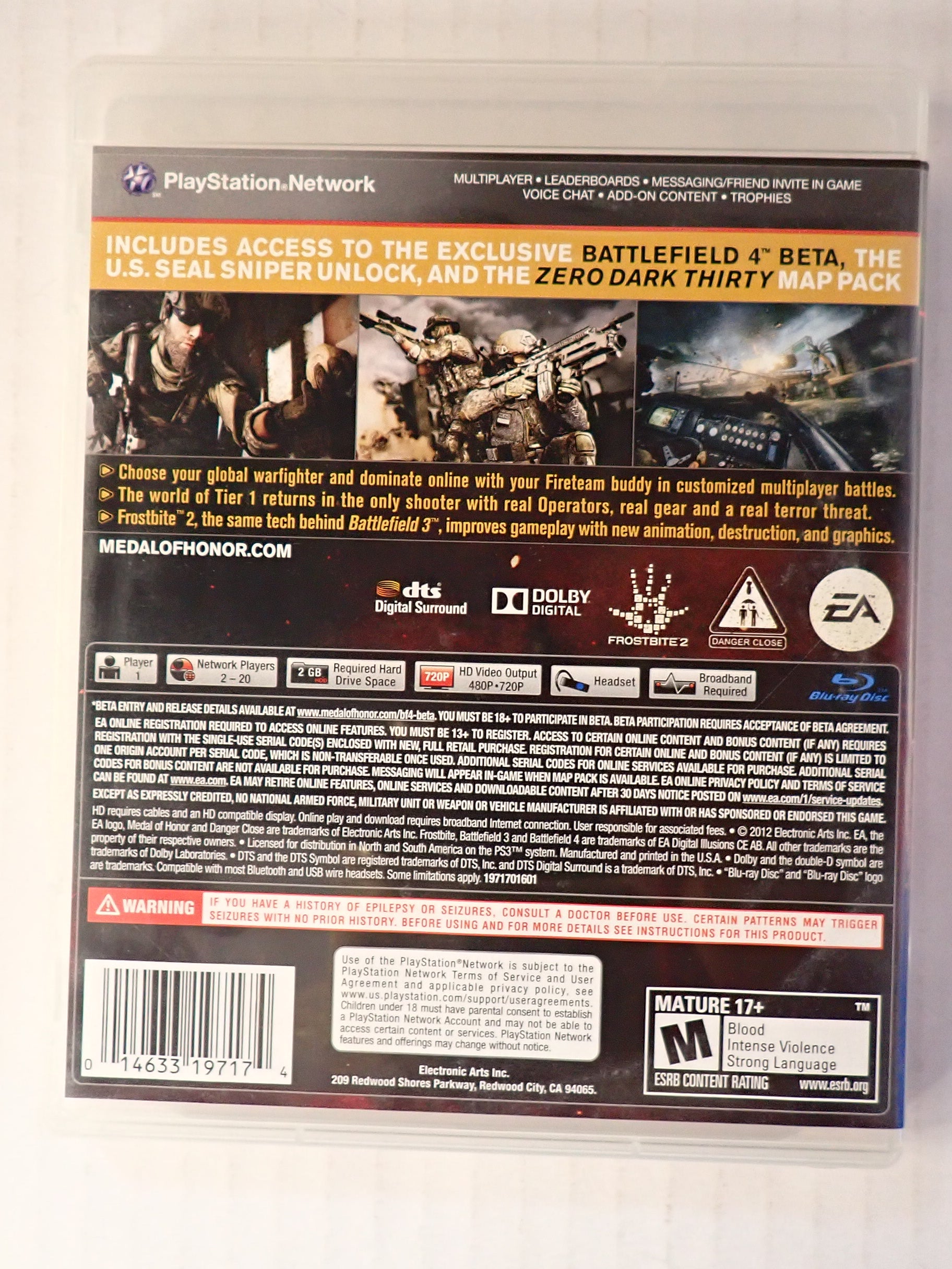 Medal Of Honor Warfighter Limited Edition - PS3 [Pre-Owned]