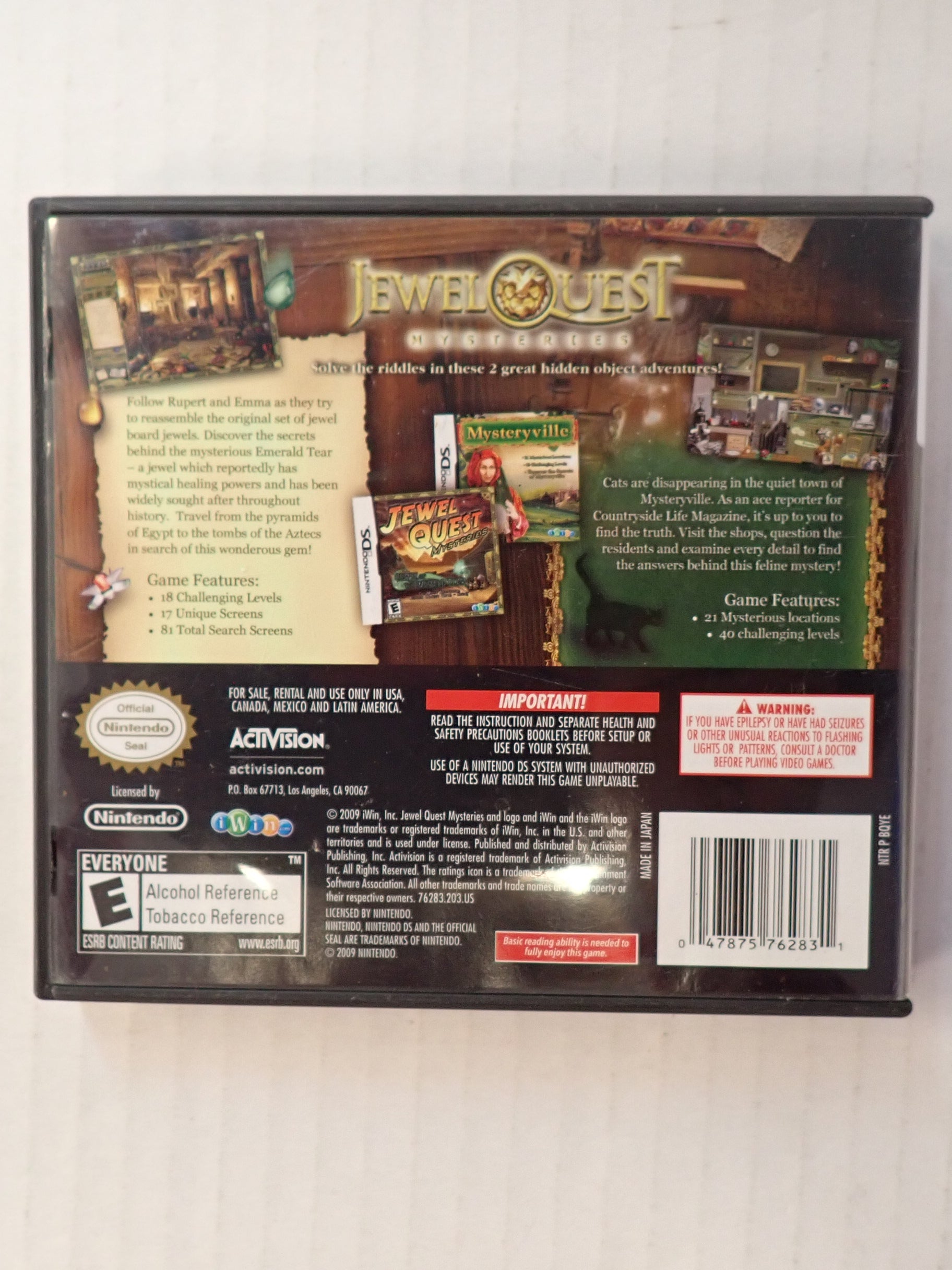 Jewel Quest Mysteries - DS
